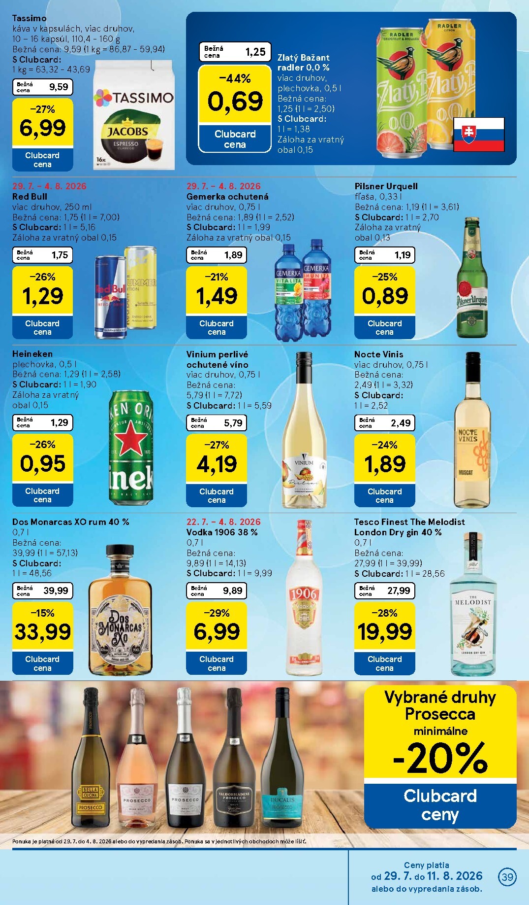 tesco - Nový Tesco leták od stredy, 29.07.2026 do utorka, 04.08.2026 - page: 39