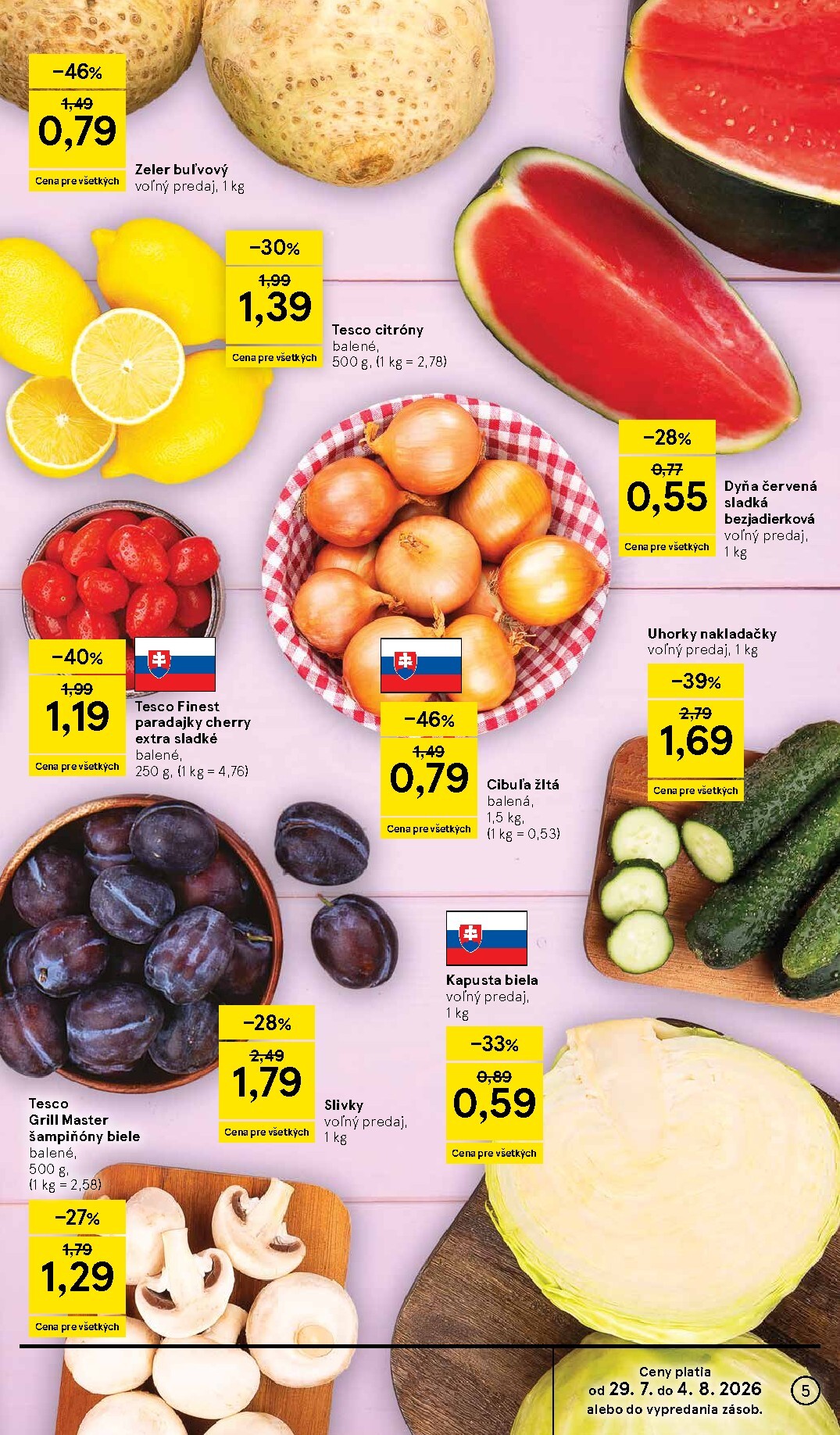 tesco - Nový Tesco leták od stredy, 29.07.2026 do utorka, 04.08.2026 - page: 5