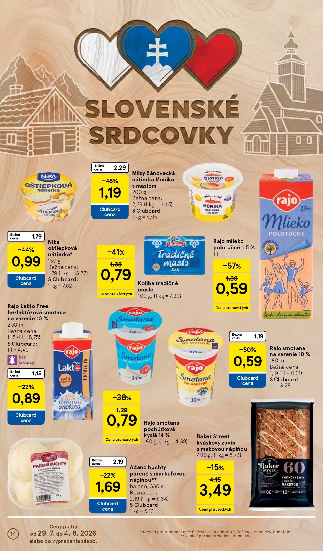 tesco - Nový Tesco supermarket leták od stredy, 29.07.2026 do utorka, 04.08.2026 - page: 14