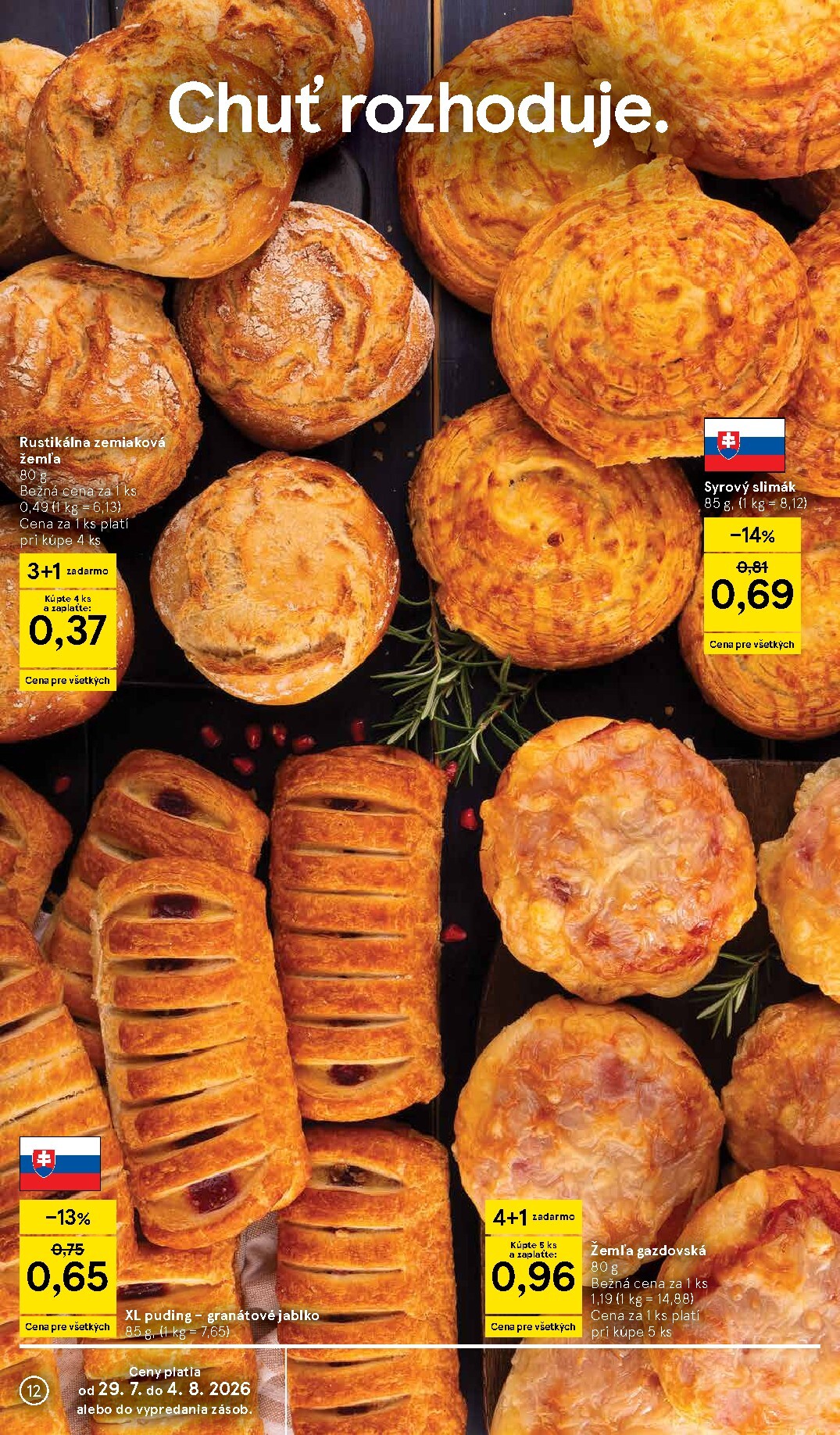 tesco - Nový Tesco supermarket leták od stredy, 29.07.2026 do utorka, 04.08.2026 - page: 12