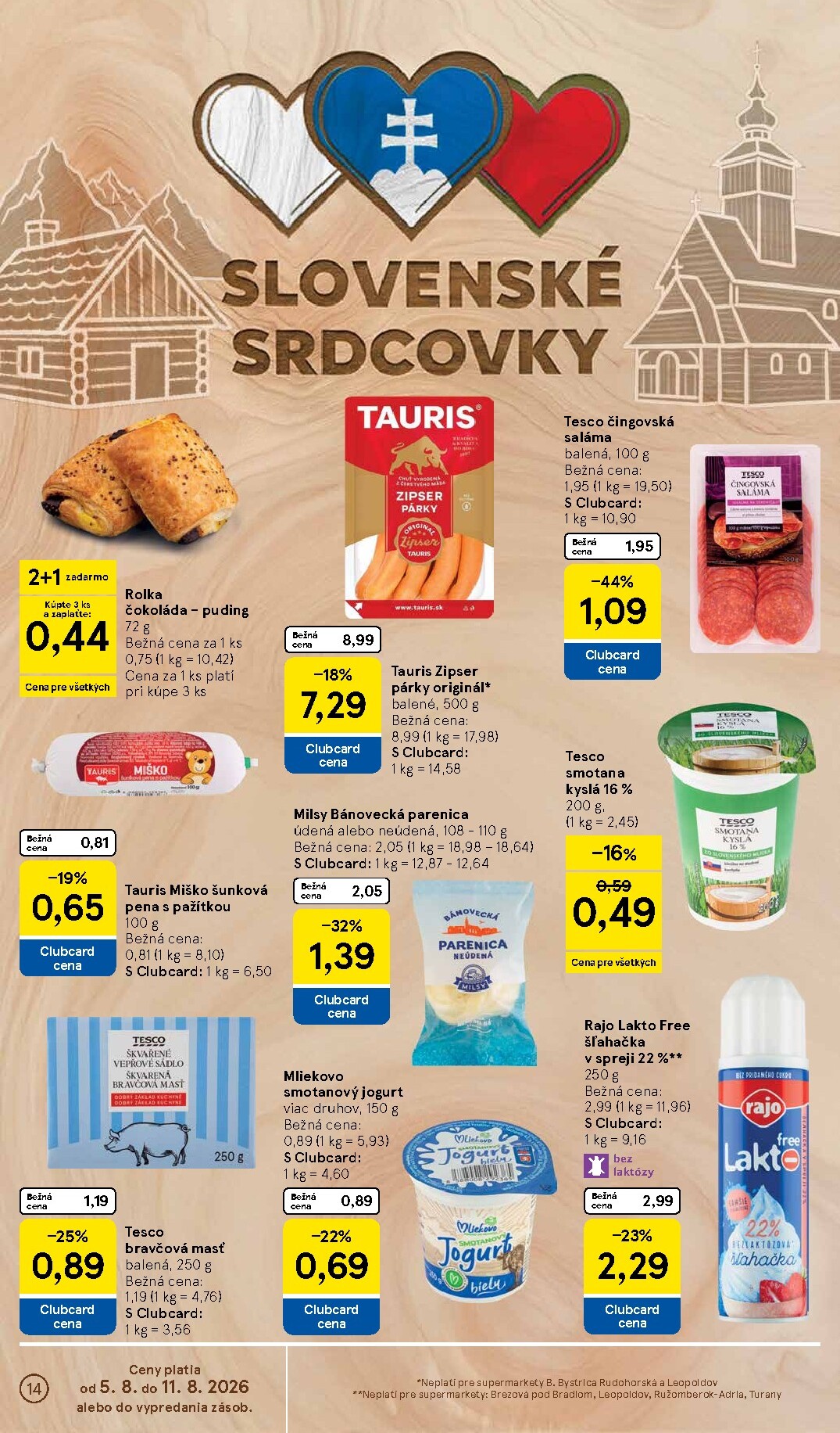 tesco - Nový Tesco supermarket leták od stredy, 05.08.2026 do utorka, 11.08.2026 - page: 14