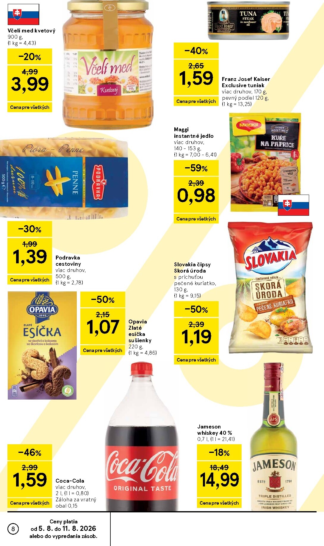 tesco - Nový Tesco supermarket leták od stredy, 05.08.2026 do utorka, 11.08.2026 - page: 8