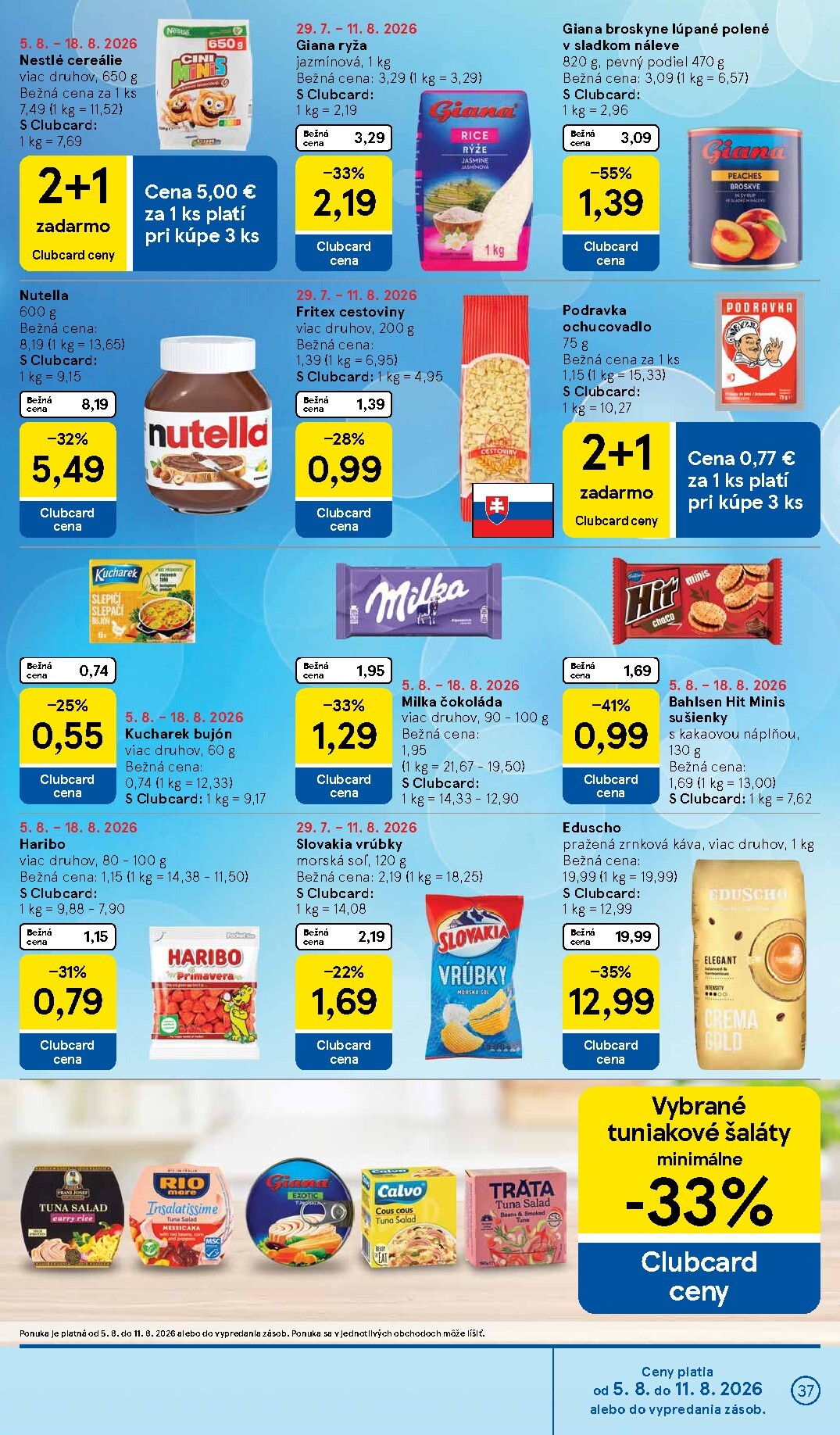 tesco - Nový Tesco leták od stredy, 05.08.2026 do utorka, 11.08.2026 - page: 37