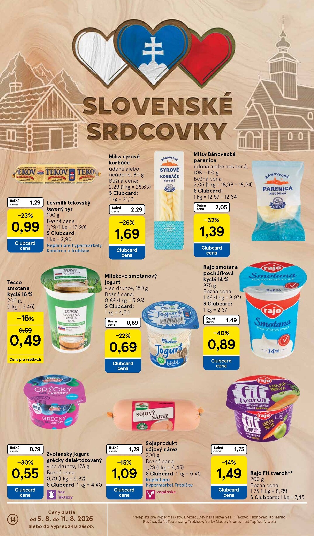 tesco - Nový Tesco leták od stredy, 05.08.2026 do utorka, 11.08.2026 - page: 14