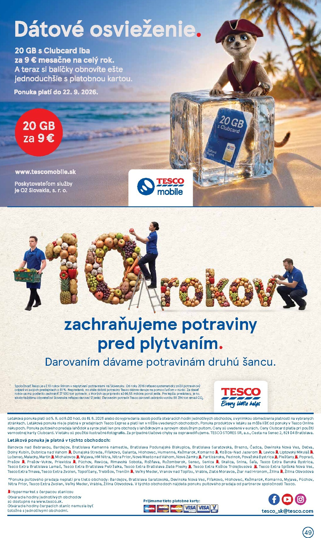 tesco - Nový Tesco leták od stredy, 05.08.2026 do utorka, 11.08.2026 - page: 49
