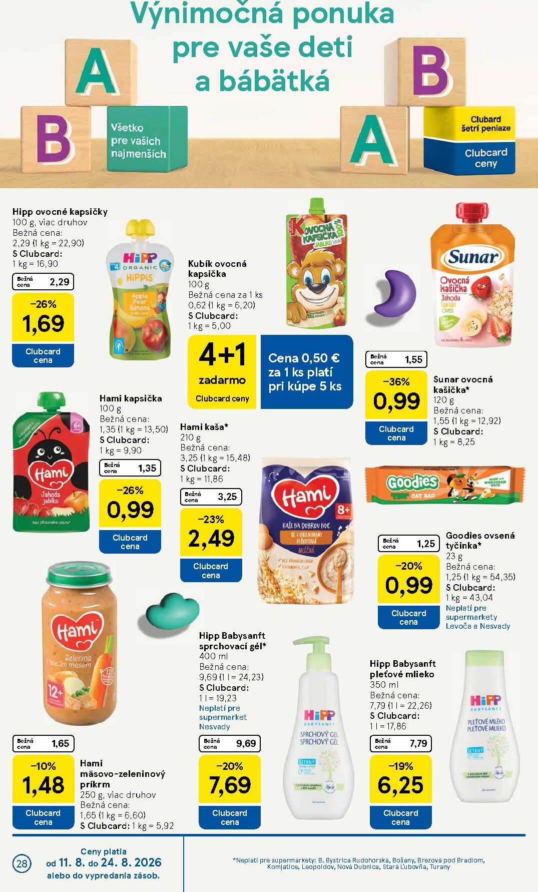 tesco - Nový Tesco supermarket leták od stredy, 12.08.2026 do utorka, 18.08.2026 - page: 28