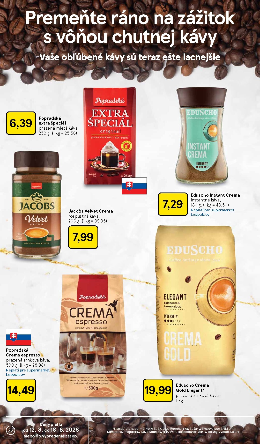 tesco - Nový Tesco supermarket leták od stredy, 12.08.2026 do utorka, 18.08.2026 - page: 22
