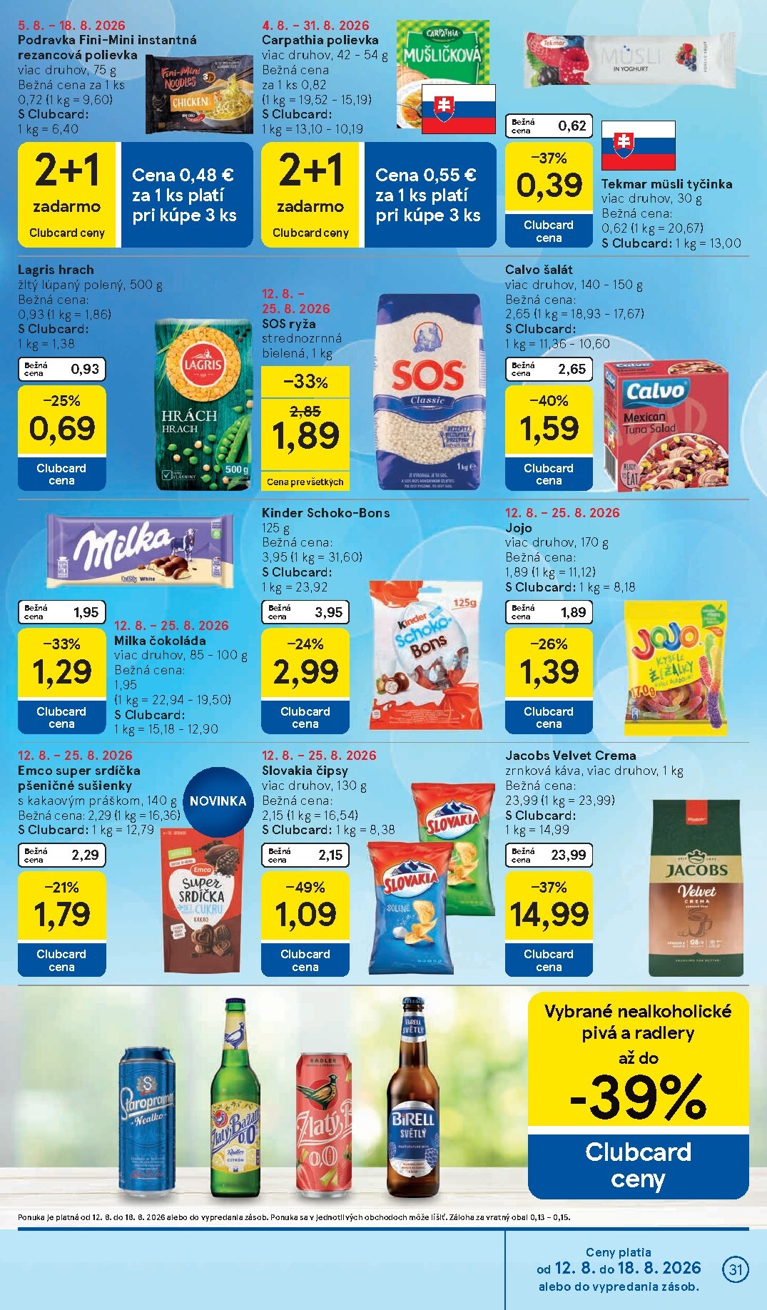 tesco - Nový Tesco leták od stredy, 12.08.2026 do utorka, 18.08.2026 - page: 31