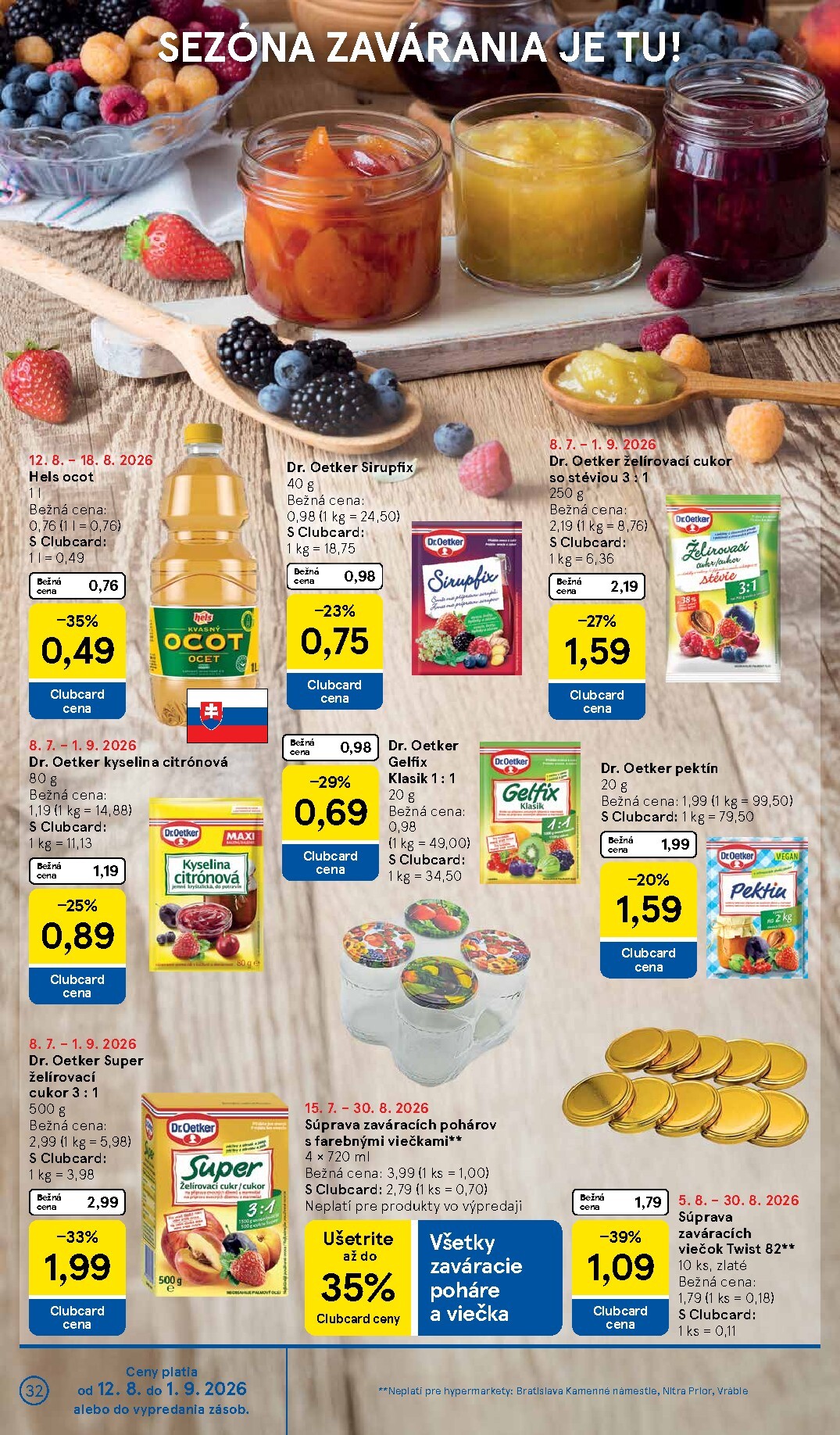 tesco - Nový Tesco leták od stredy, 12.08.2026 do utorka, 18.08.2026 - page: 32