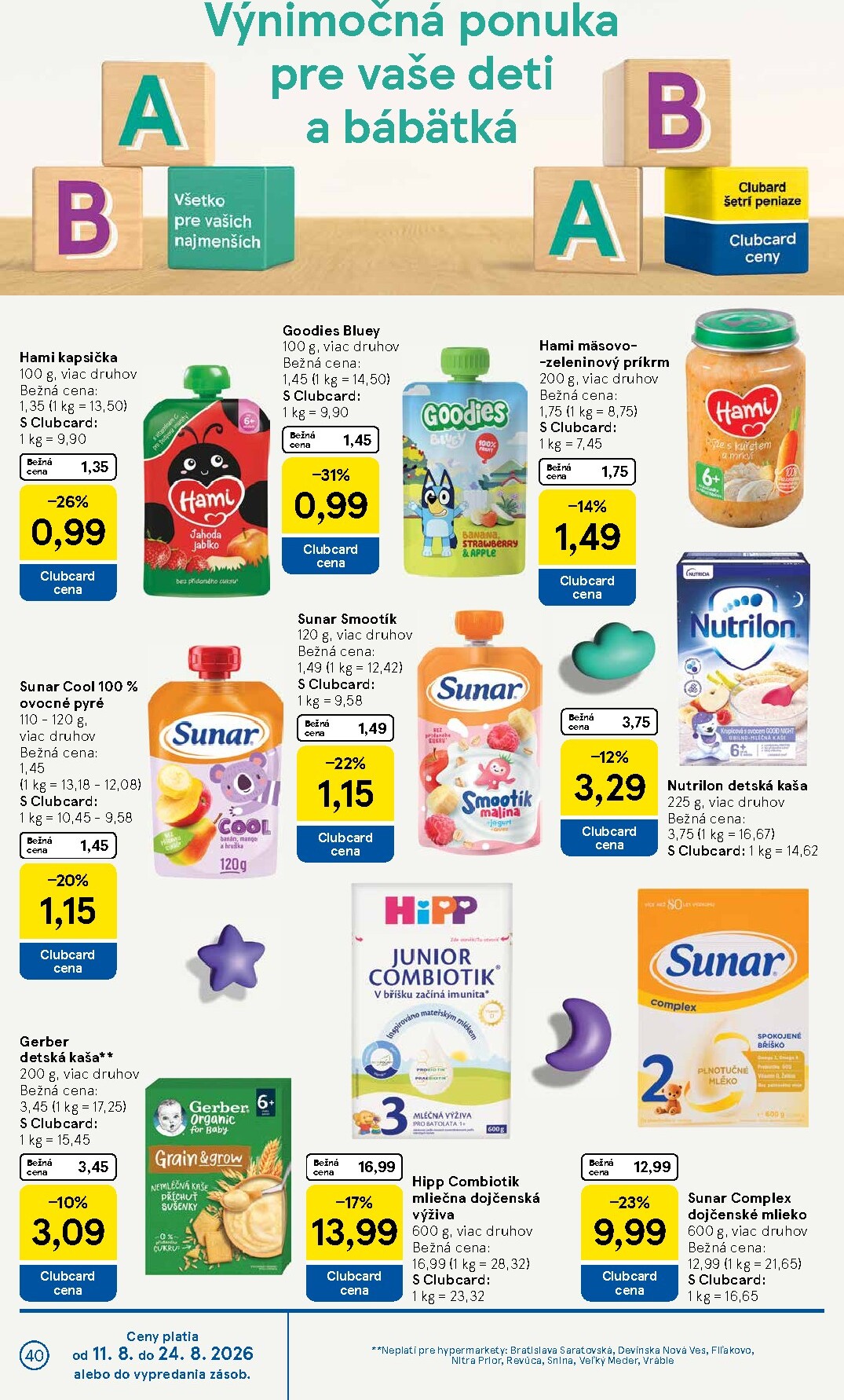 tesco - Nový Tesco leták od stredy, 12.08.2026 do utorka, 18.08.2026 - page: 40