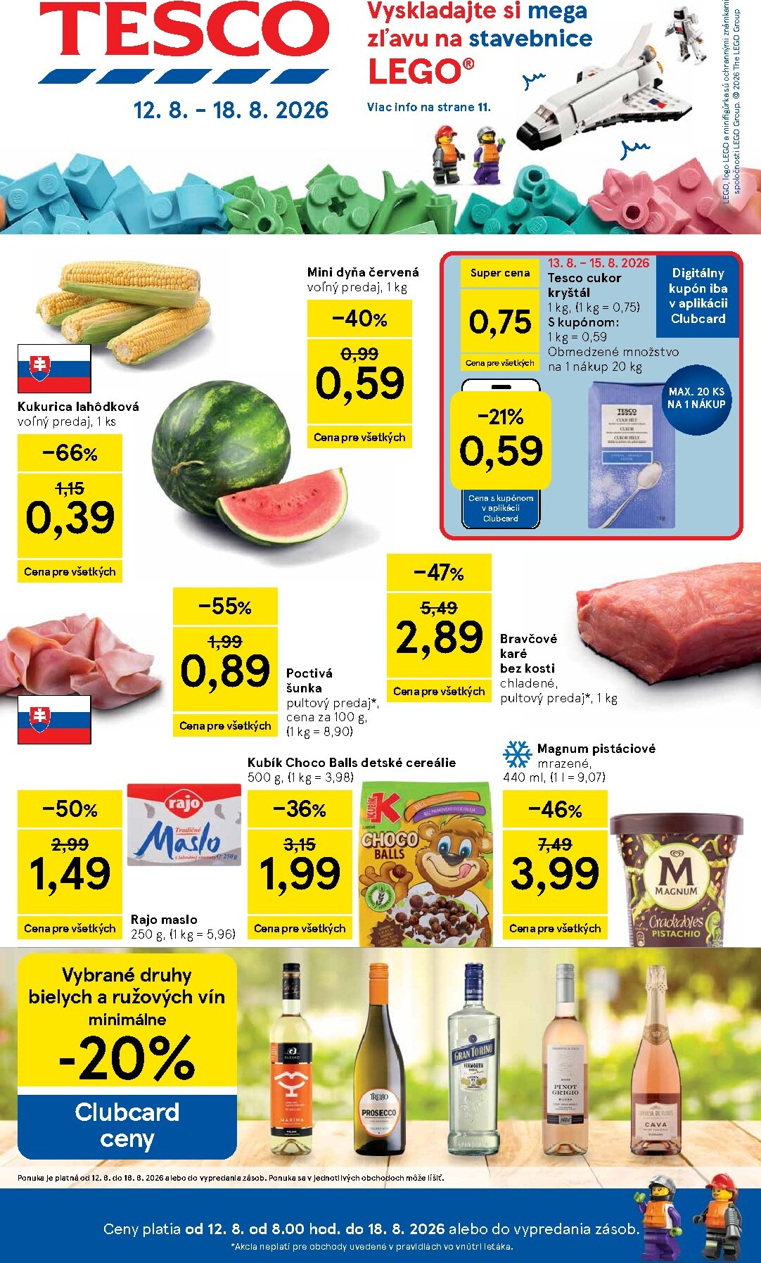 tesco - Nový Tesco leták od stredy, 12.08.2026 do utorka, 18.08.2026 - page: 1