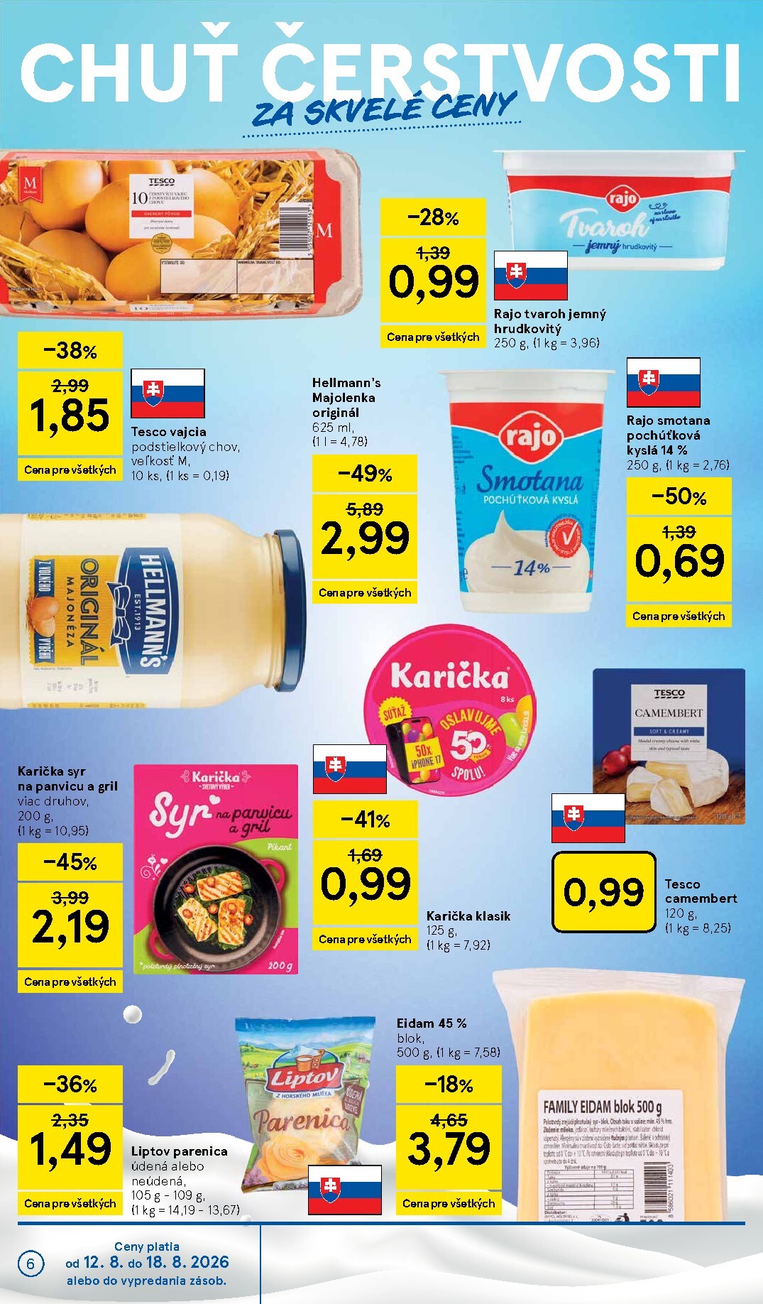 tesco - Nový Tesco leták od stredy, 12.08.2026 do utorka, 18.08.2026 - page: 6