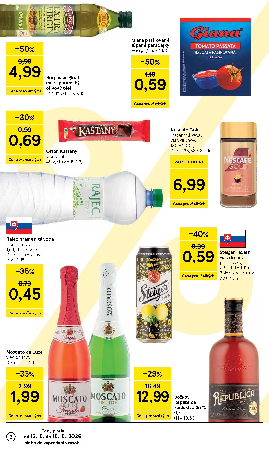 tesco - Nový Tesco leták od stredy, 12.08.2026 do utorka, 18.08.2026 - page: 8