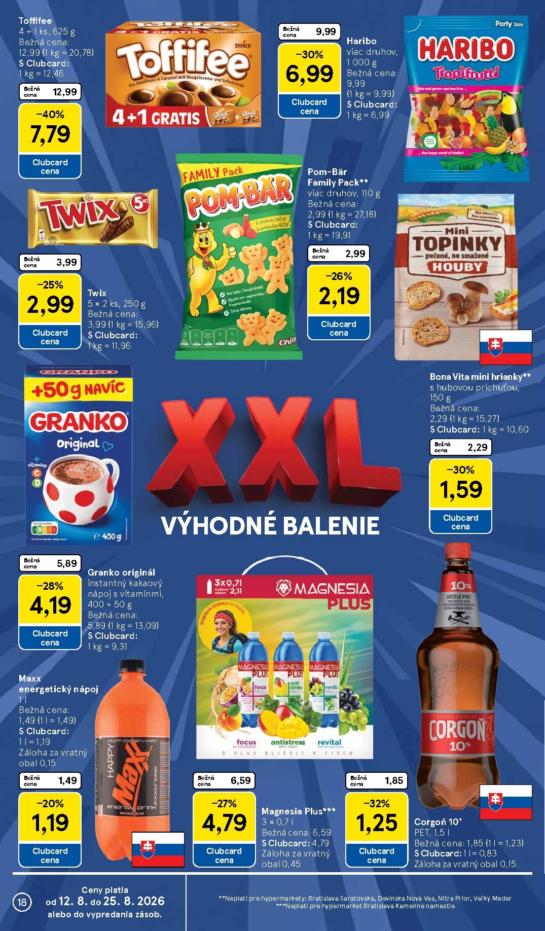 tesco - Nový Tesco leták od stredy, 12.08.2026 do utorka, 18.08.2026 - page: 18