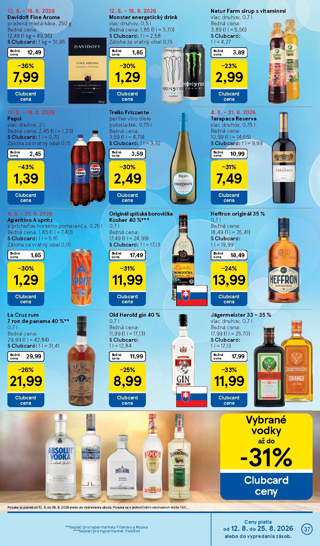 tesco - Nový Tesco leták od stredy, 12.08.2026 do utorka, 18.08.2026 - page: 37
