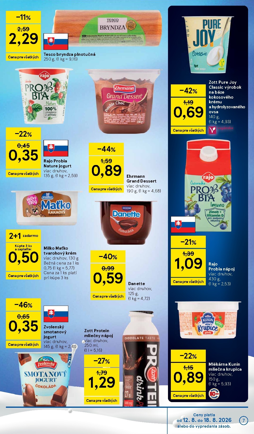 tesco - Nový Tesco leták od stredy, 12.08.2026 do utorka, 18.08.2026 - page: 7