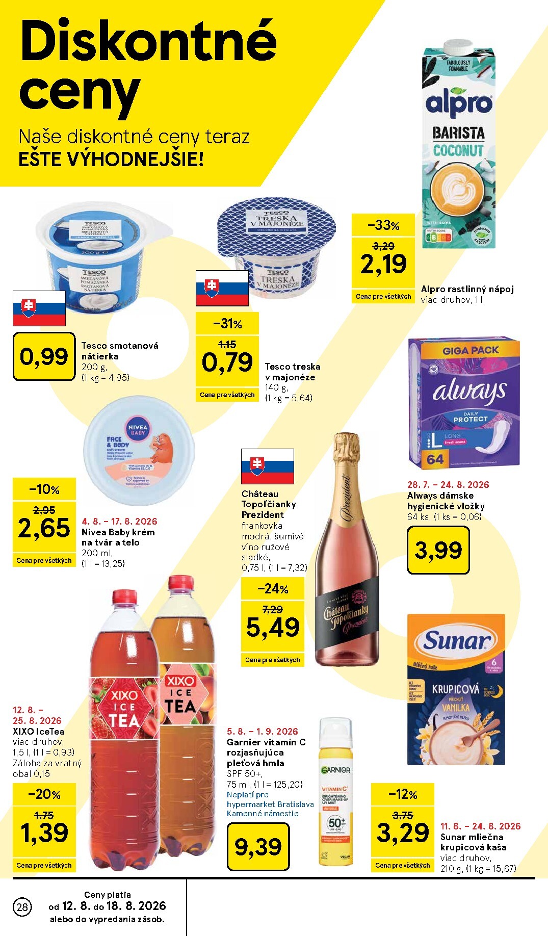 tesco - Nový Tesco leták od stredy, 12.08.2026 do utorka, 18.08.2026 - page: 28