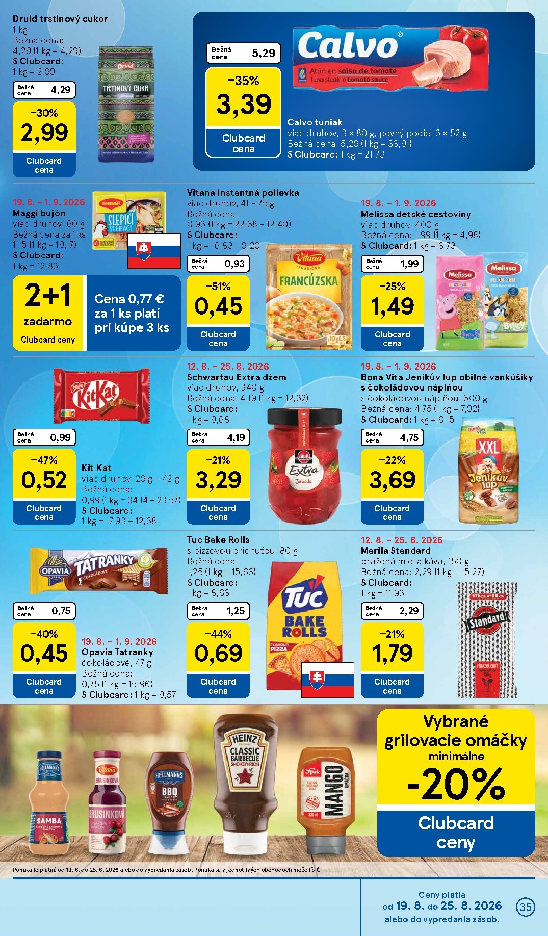 tesco - Nový Tesco leták od stredy, 19.08.2026 do utorka, 25.08.2026 - page: 35
