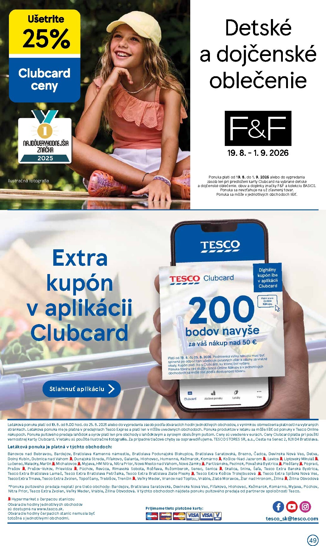 tesco - Nový Tesco leták od stredy, 19.08.2026 do utorka, 25.08.2026 - page: 49