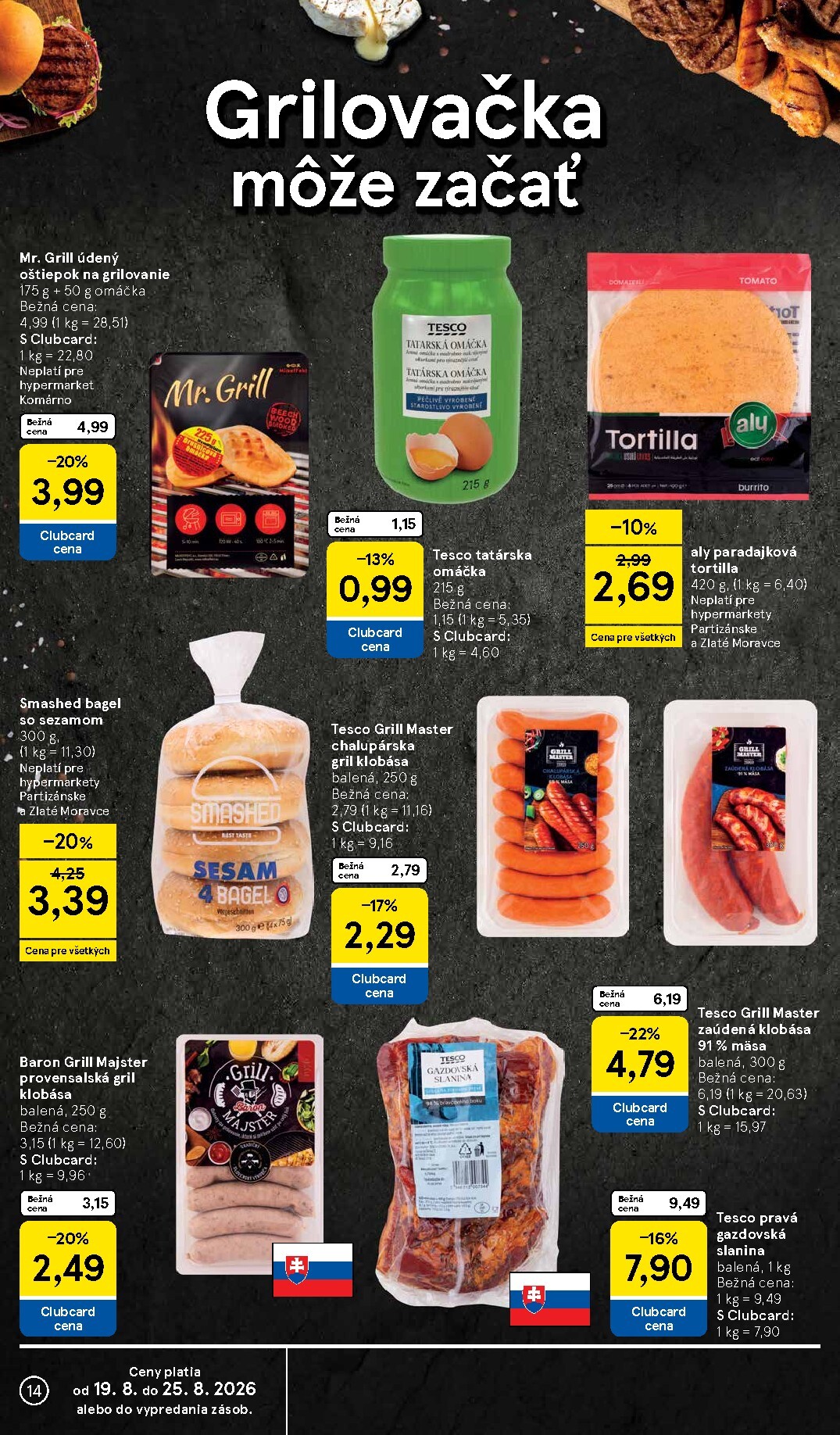 tesco - Nový Tesco leták od stredy, 19.08.2026 do utorka, 25.08.2026 - page: 14