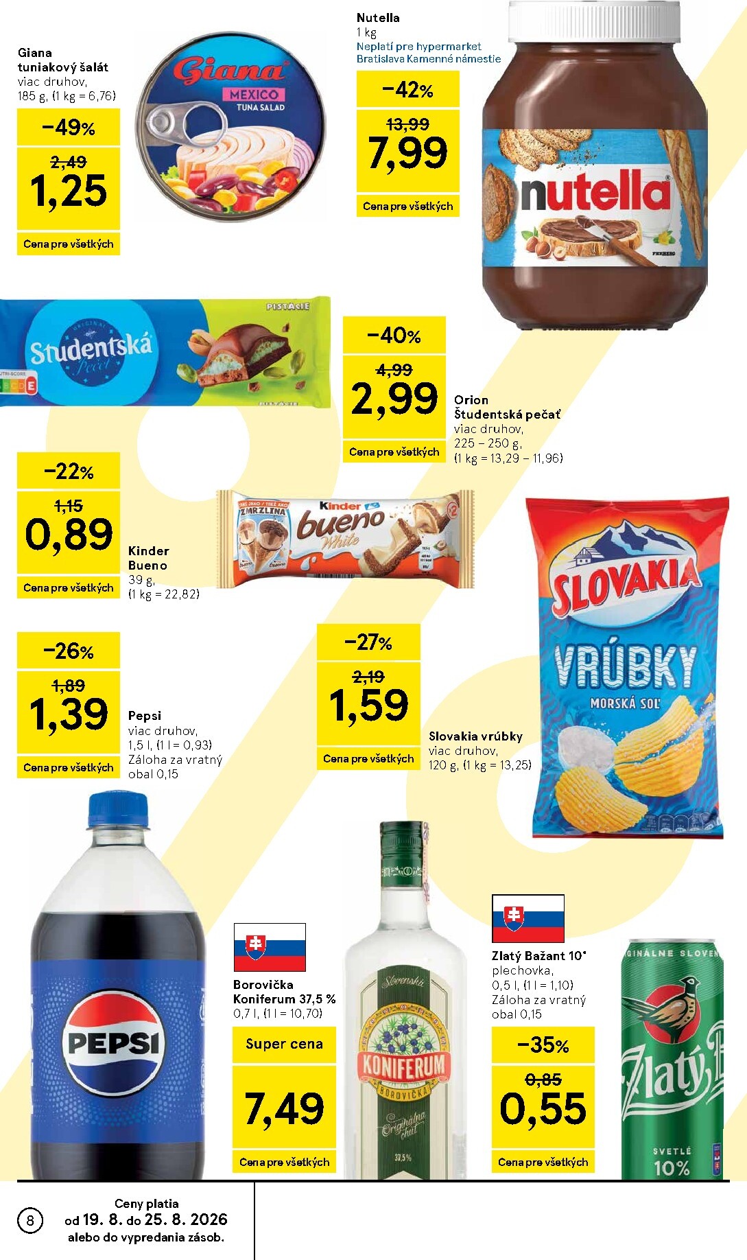 tesco - Nový Tesco leták od stredy, 19.08.2026 do utorka, 25.08.2026 - page: 8