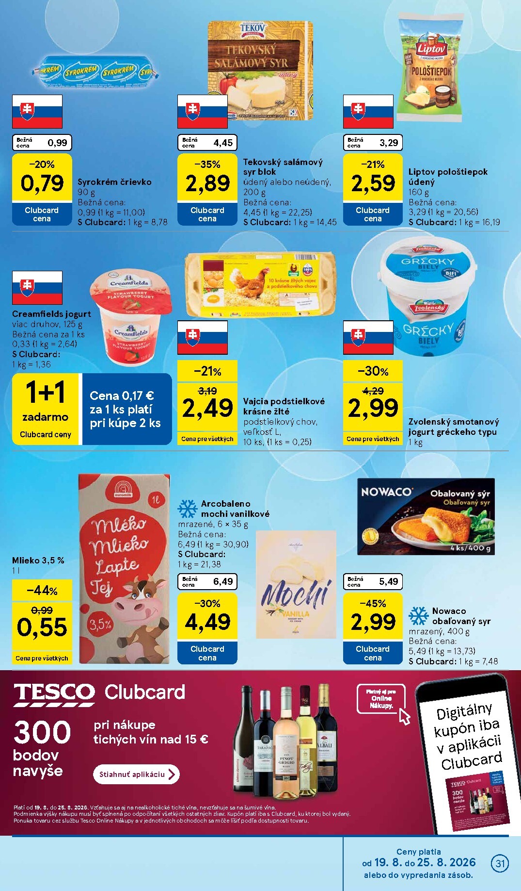 tesco - Nový Tesco leták od stredy, 19.08.2026 do utorka, 25.08.2026 - page: 31