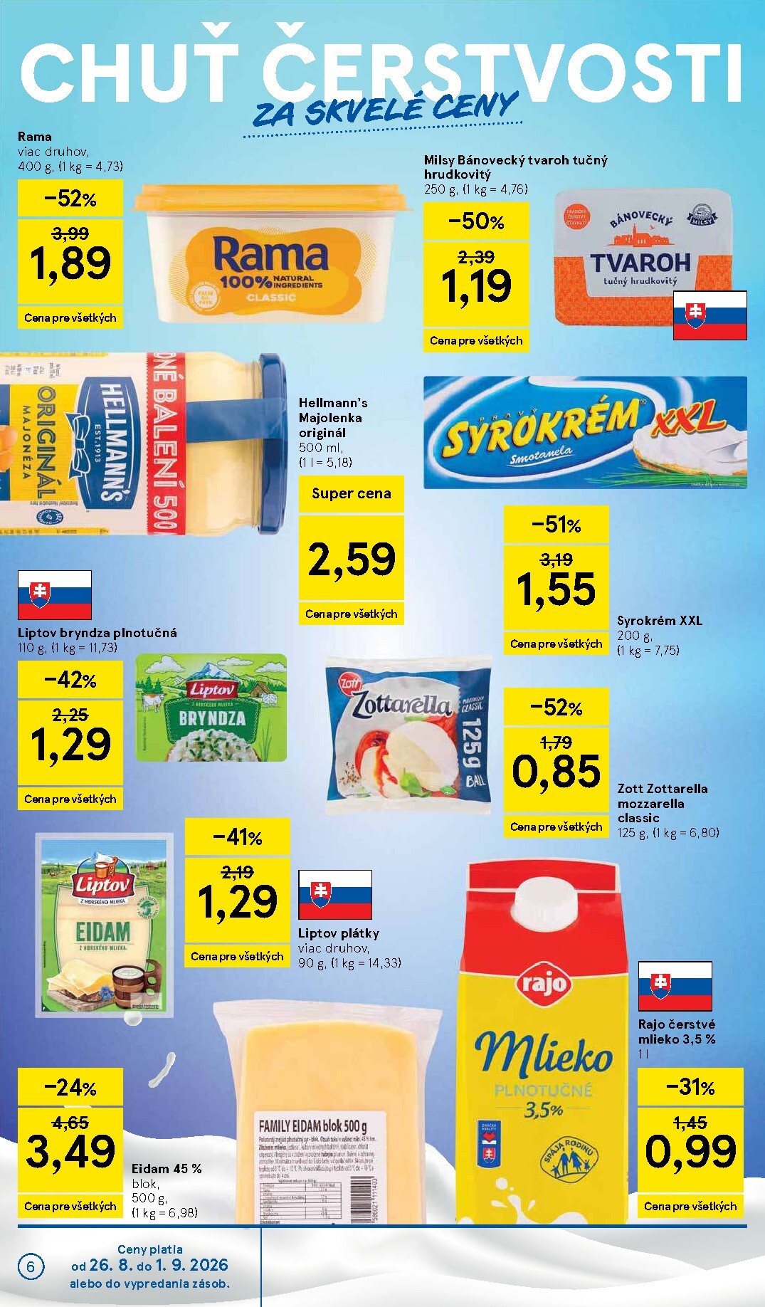 tesco - Nový Tesco leták od stredy, 26.08.2026 do utorka, 01.09.2026 - page: 6