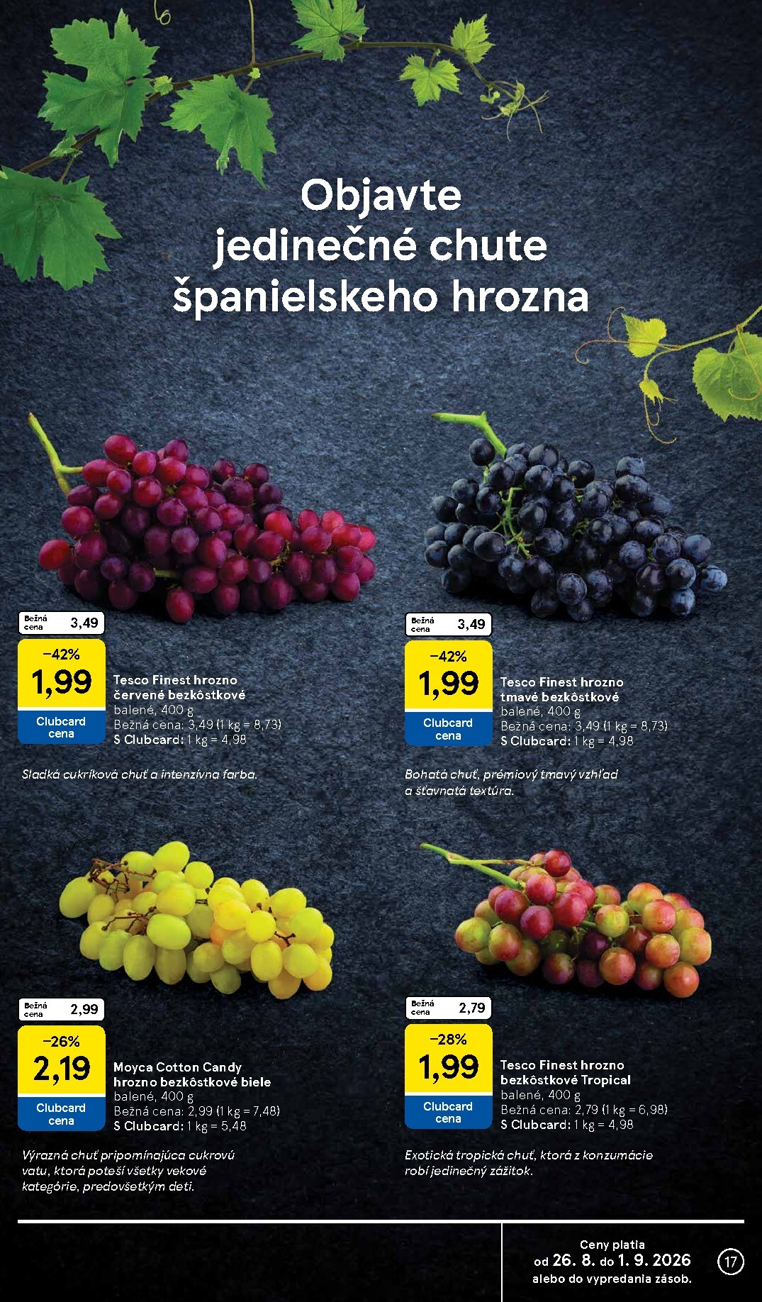 tesco - Nový Tesco supermarket leták od stredy, 26.08.2026 do utorka, 01.09.2026 - page: 17