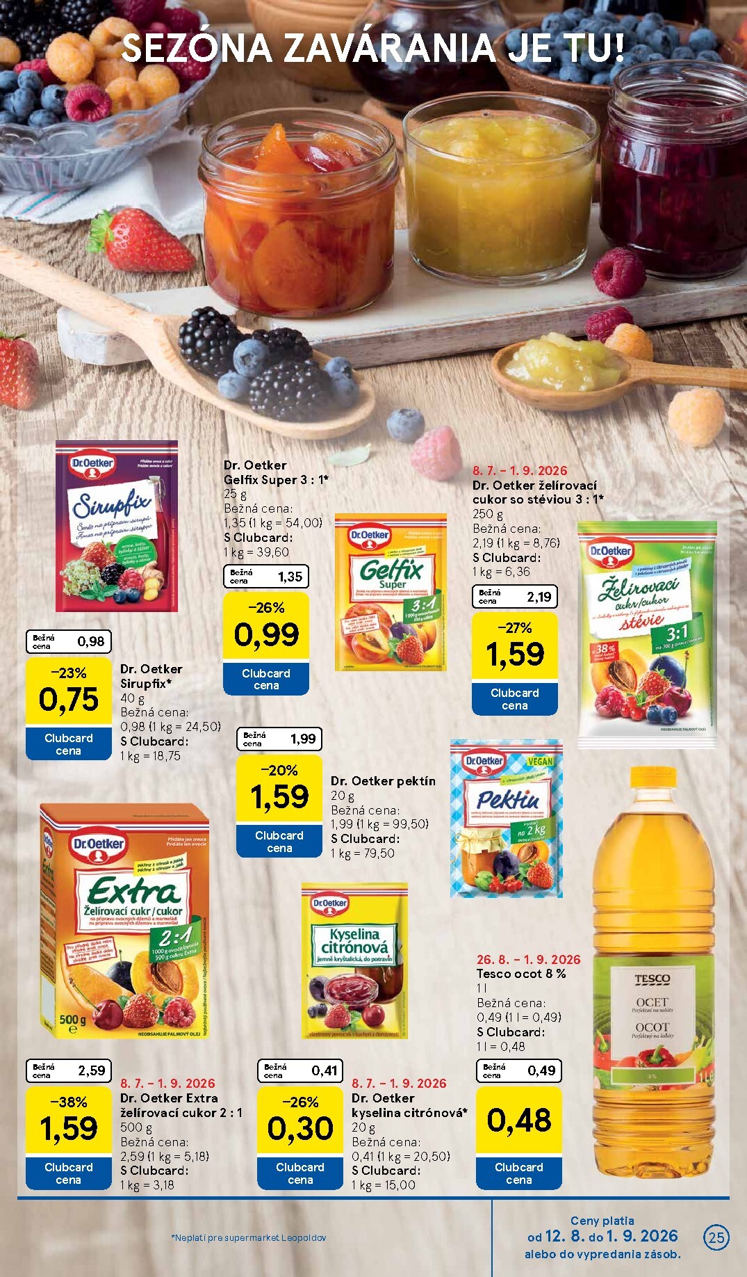 tesco - Nový Tesco supermarket leták od stredy, 26.08.2026 do utorka, 01.09.2026 - page: 25