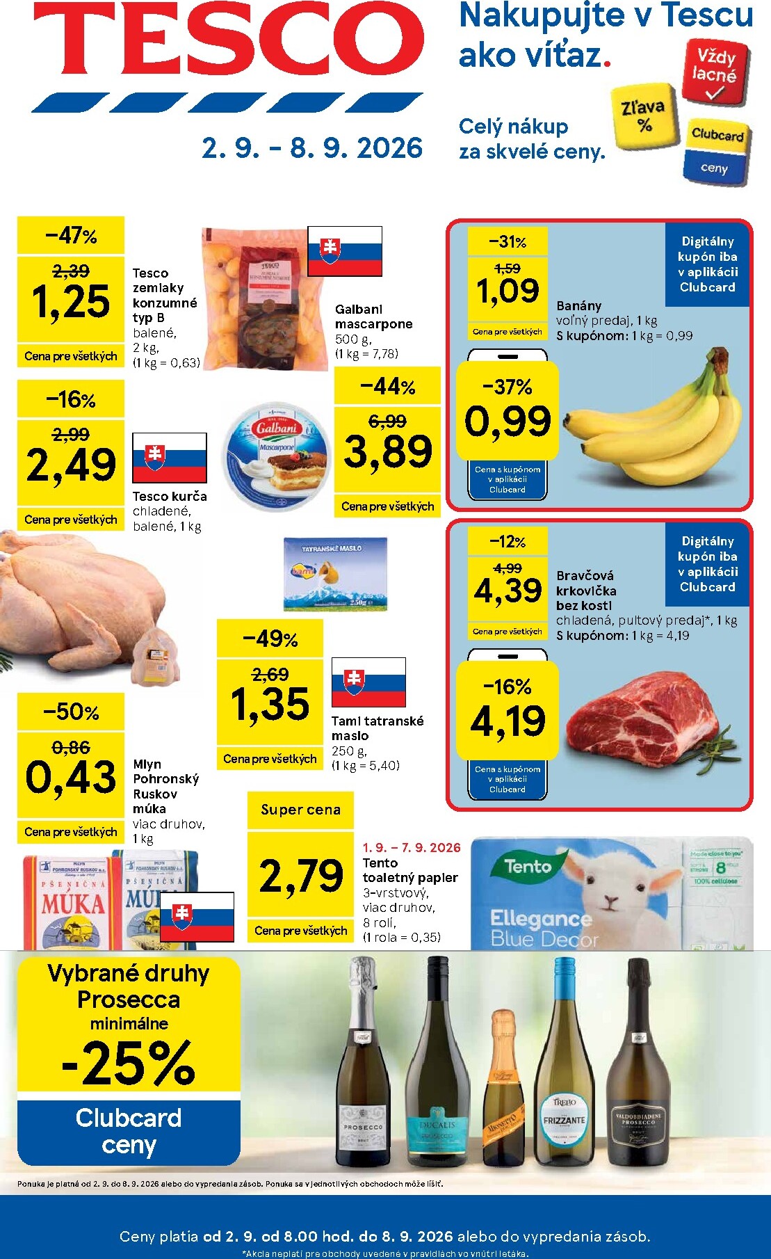 tesco - Nový Tesco leták od stredy, 02.09.2026 do utorka, 08.09.2026
