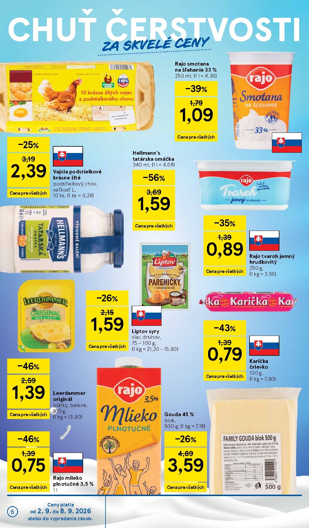 tesco - Nový Tesco supermarket leták od stredy, 02.09.2026 do utorka, 08.09.2026 - page: 6