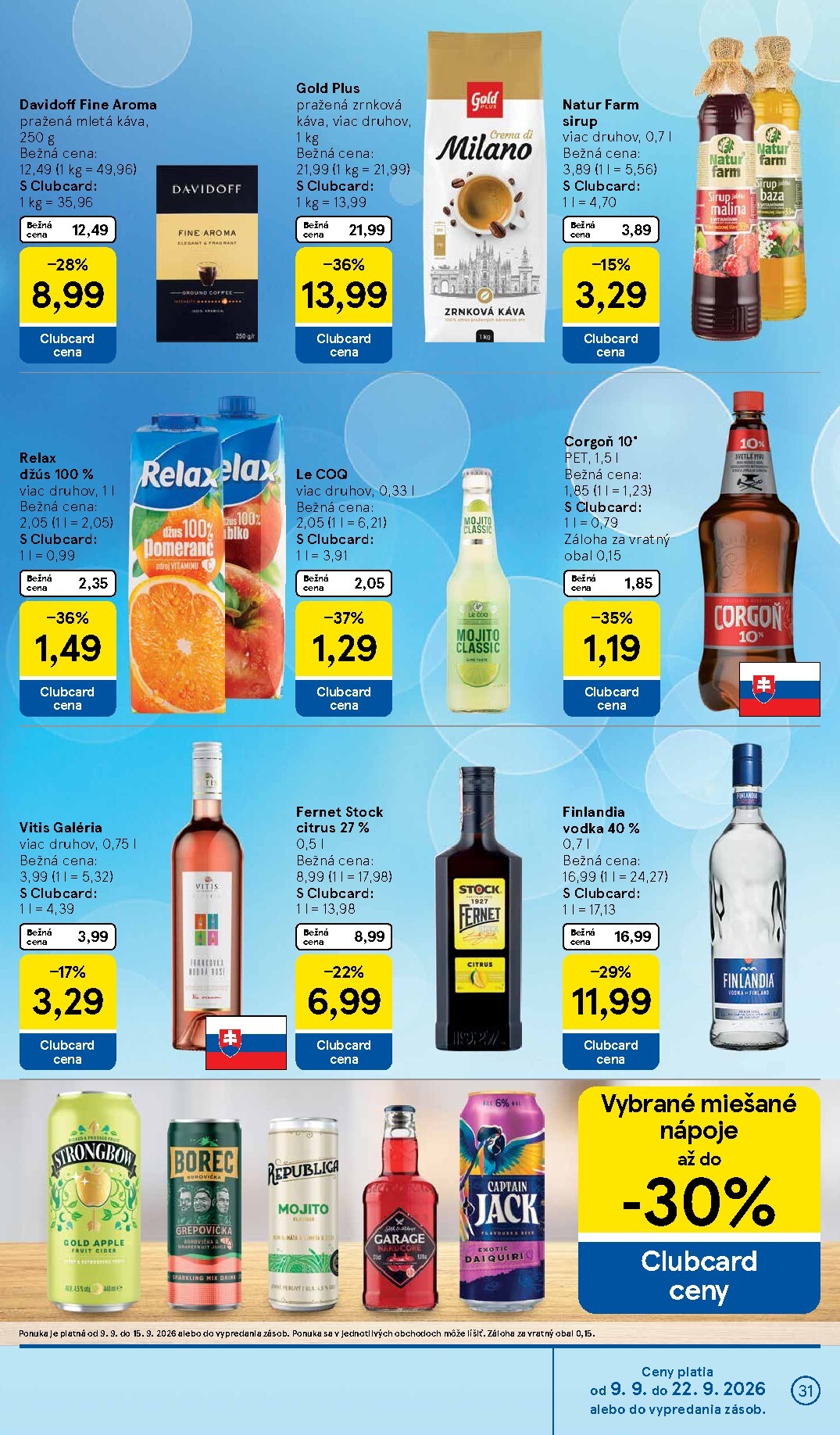 tesco - Nový Tesco leták od stredy, 09.09.2026 do utorka, 15.09.2026 - page: 31