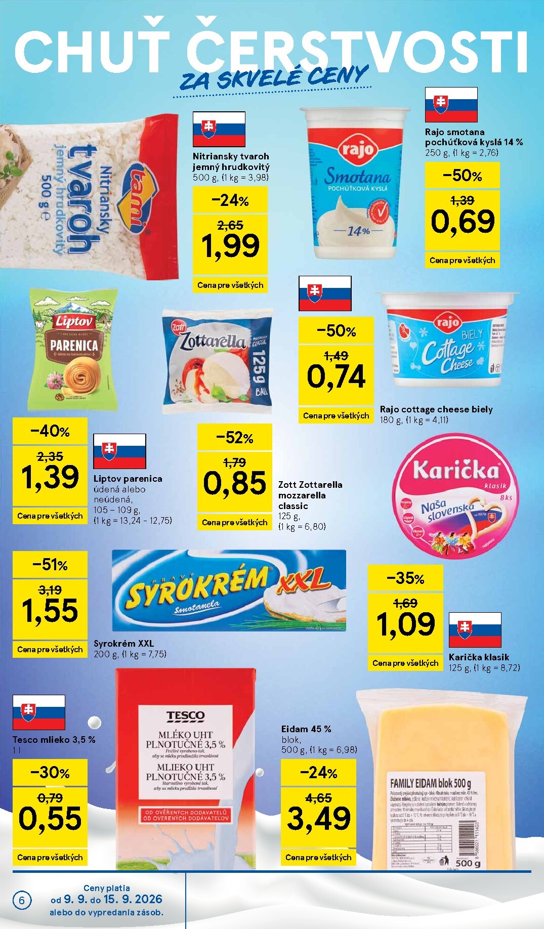 tesco - Nový Tesco leták od stredy, 09.09.2026 do utorka, 15.09.2026 - page: 6