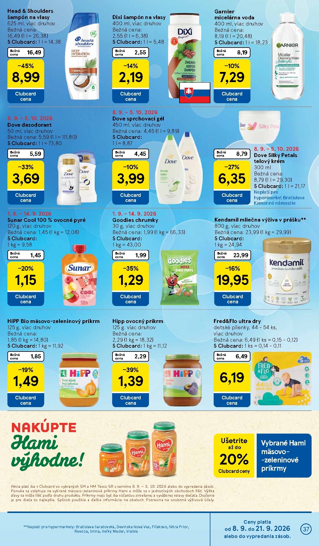 tesco - Nový Tesco leták od stredy, 09.09.2026 do utorka, 15.09.2026 - page: 37