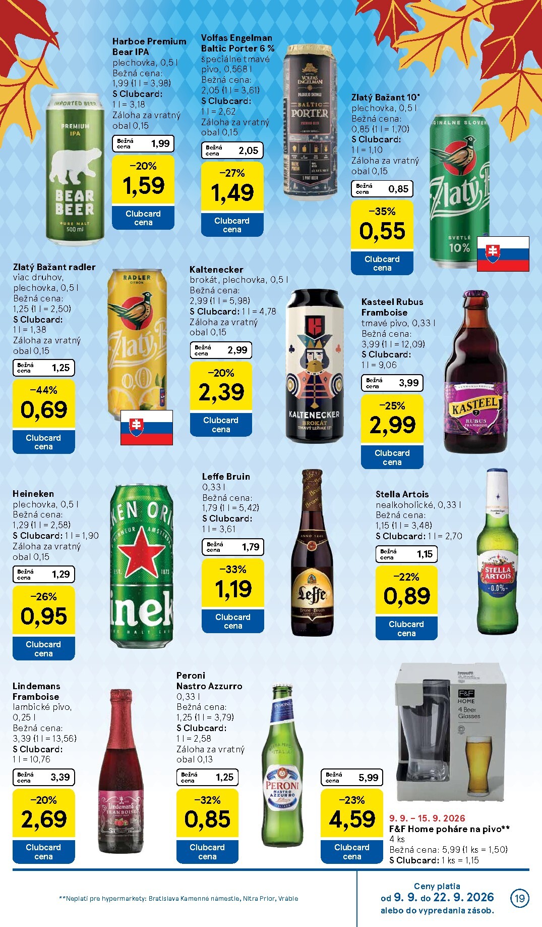 tesco - Nový Tesco leták od stredy, 09.09.2026 do utorka, 15.09.2026 - page: 19