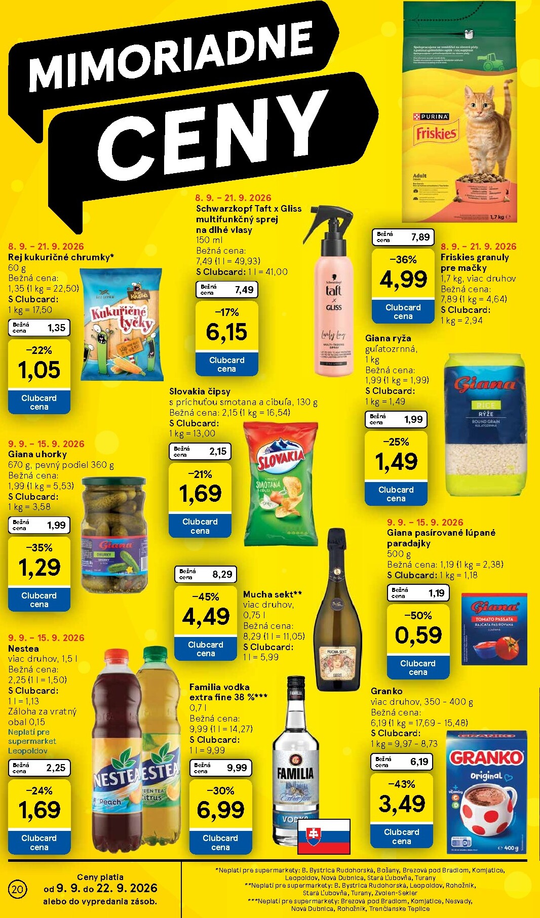 tesco - Nový Tesco supermarket leták od stredy, 09.09.2026 do utorka, 15.09.2026 - page: 20