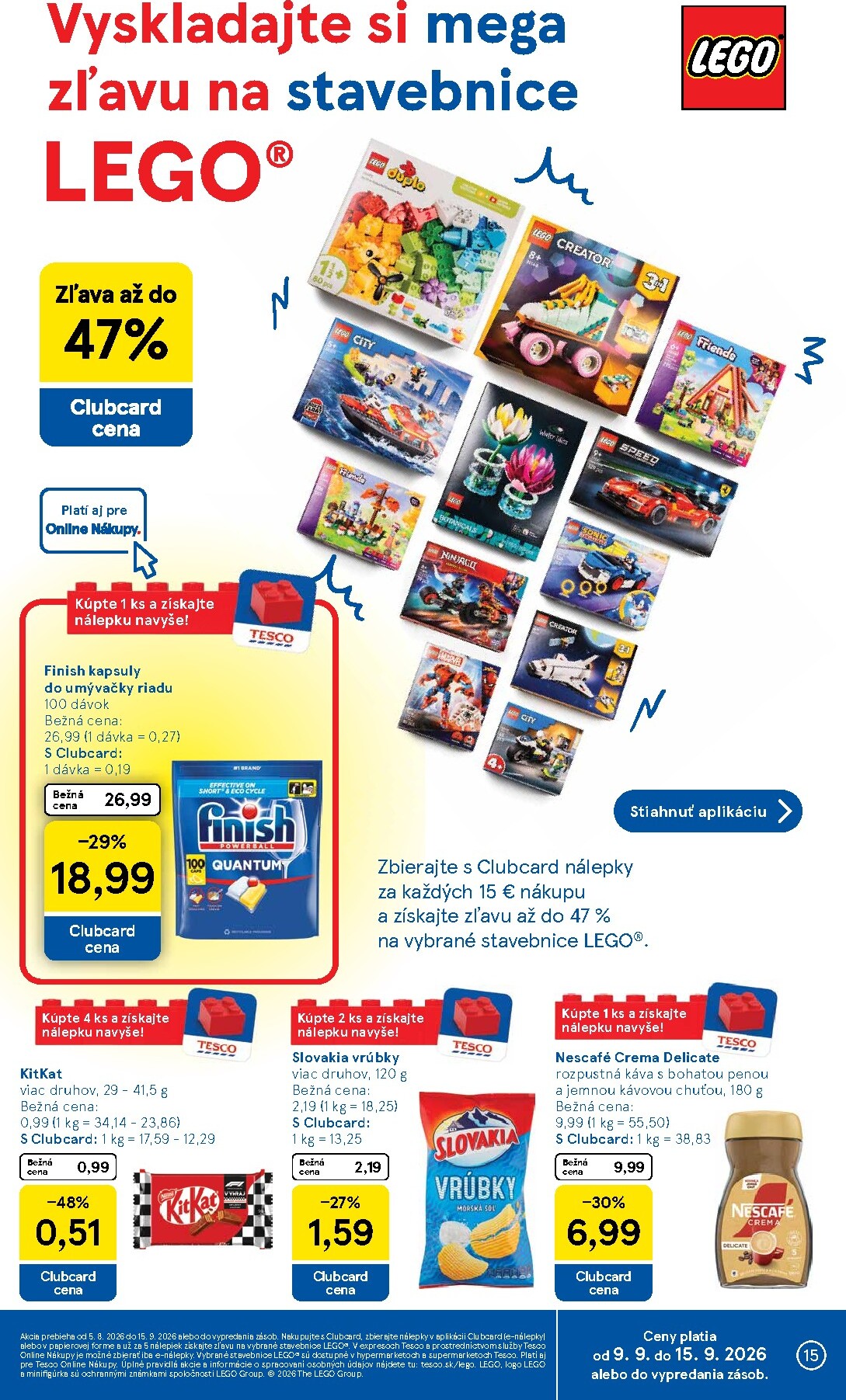 tesco - Nový Tesco supermarket leták od stredy, 09.09.2026 do utorka, 15.09.2026 - page: 15