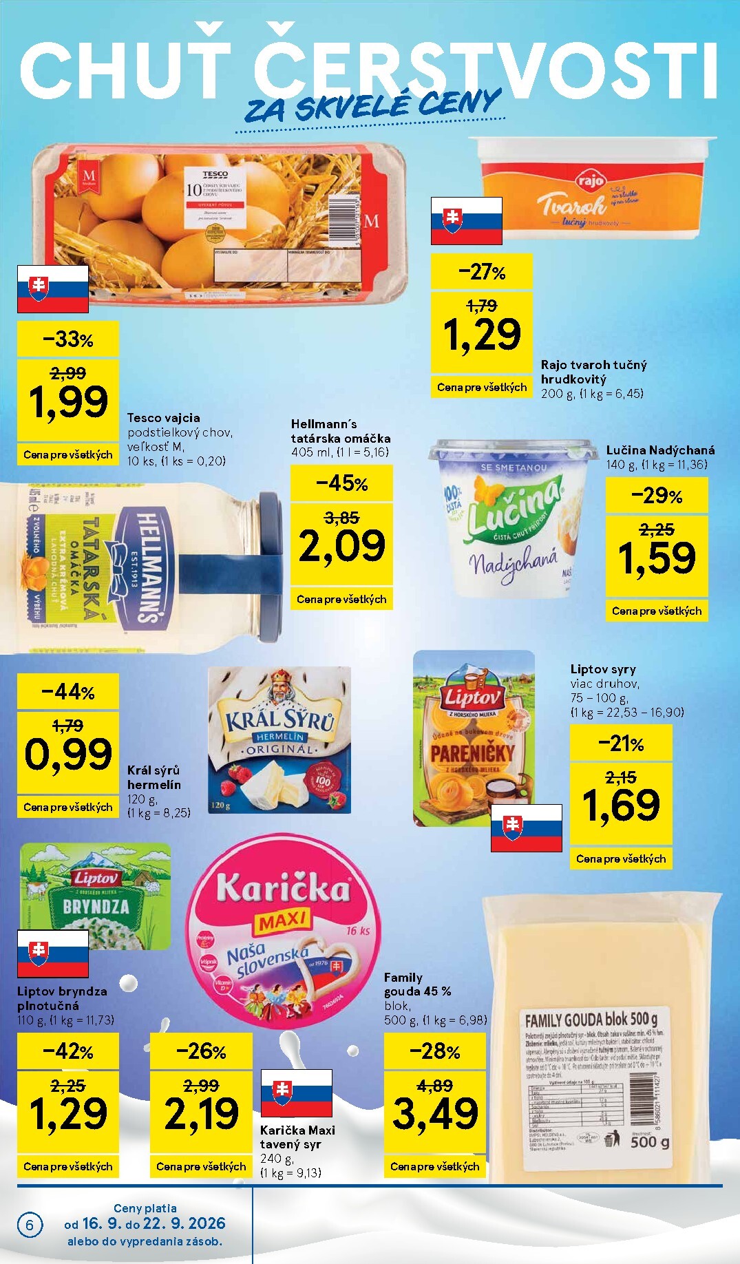 tesco - Nový Tesco leták od stredy, 16.09.2026 do utorka, 22.09.2026 - page: 6