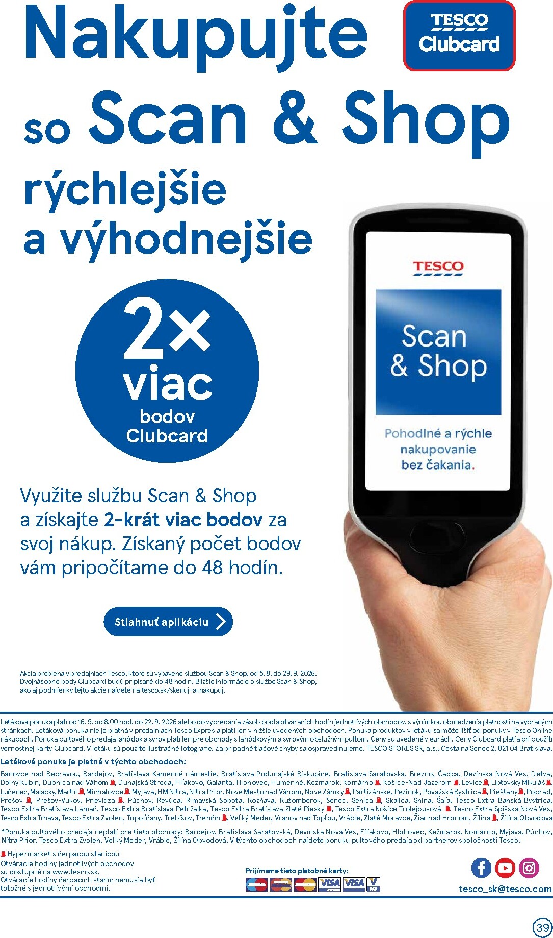 tesco - Nový Tesco leták od stredy, 16.09.2026 do utorka, 22.09.2026 - page: 39