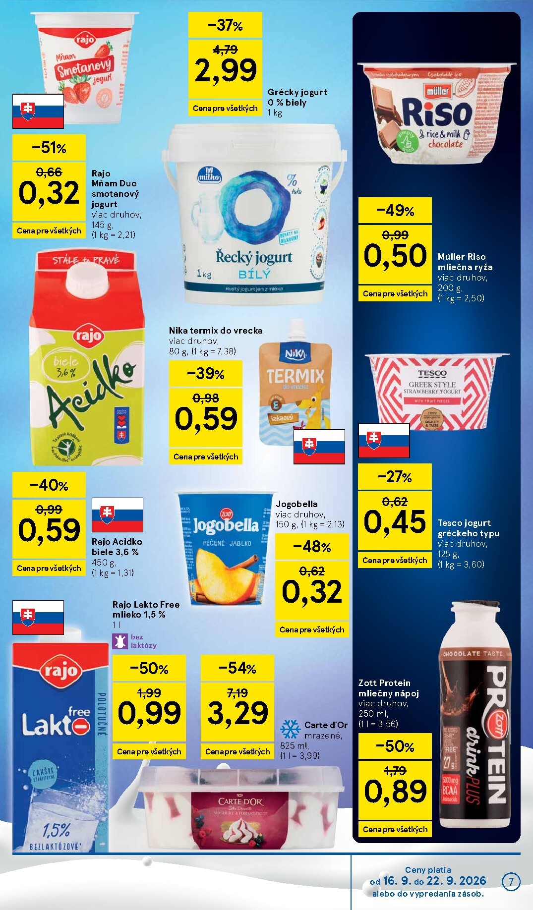 tesco - Nový Tesco leták od stredy, 16.09.2026 do utorka, 22.09.2026 - page: 7