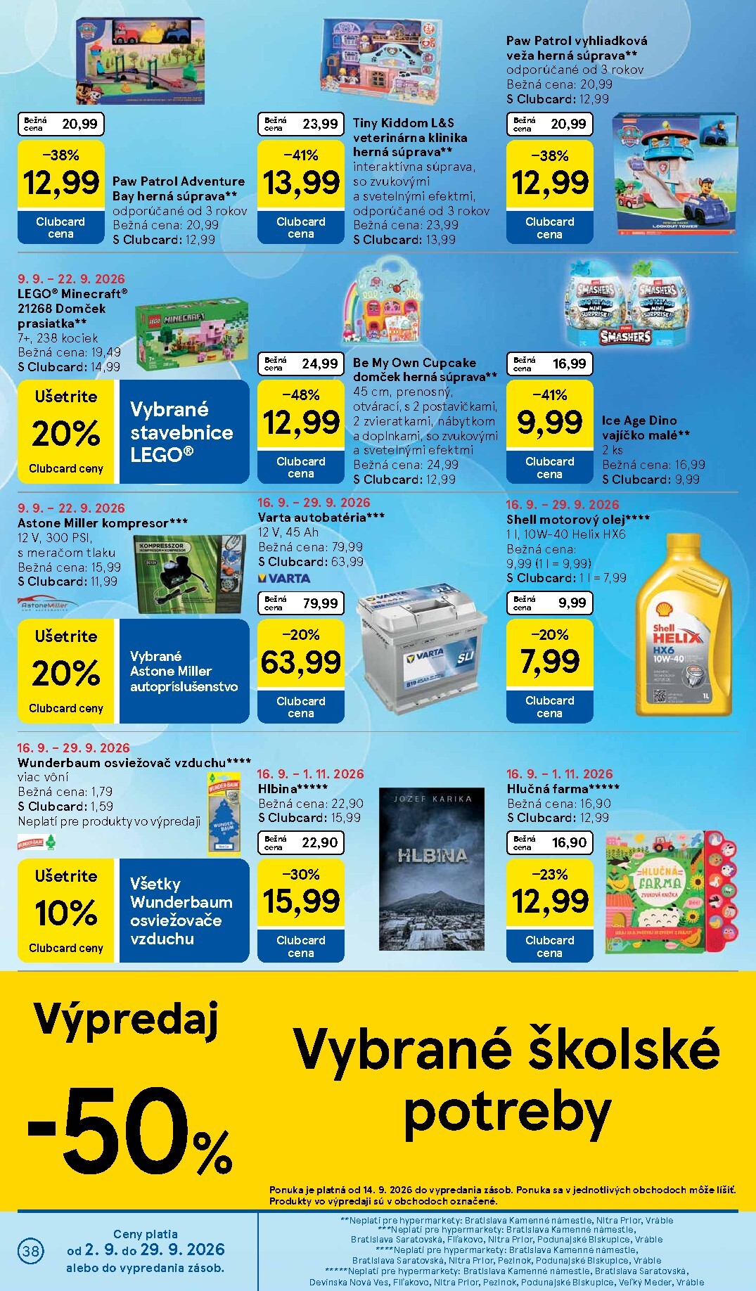 tesco - Nový Tesco leták od stredy, 16.09.2026 do utorka, 22.09.2026 - page: 38