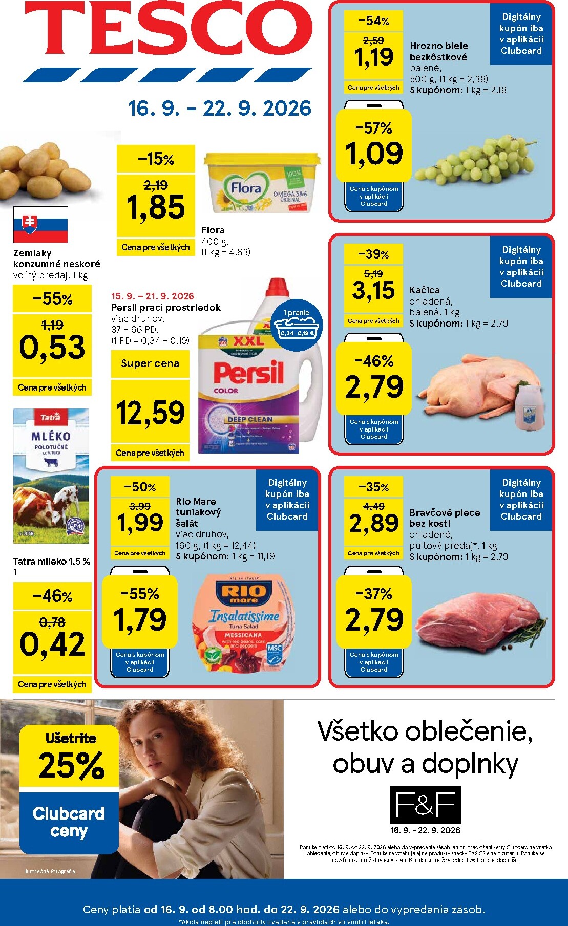 tesco - Nový Tesco leták od stredy, 16.09.2026 do utorka, 22.09.2026