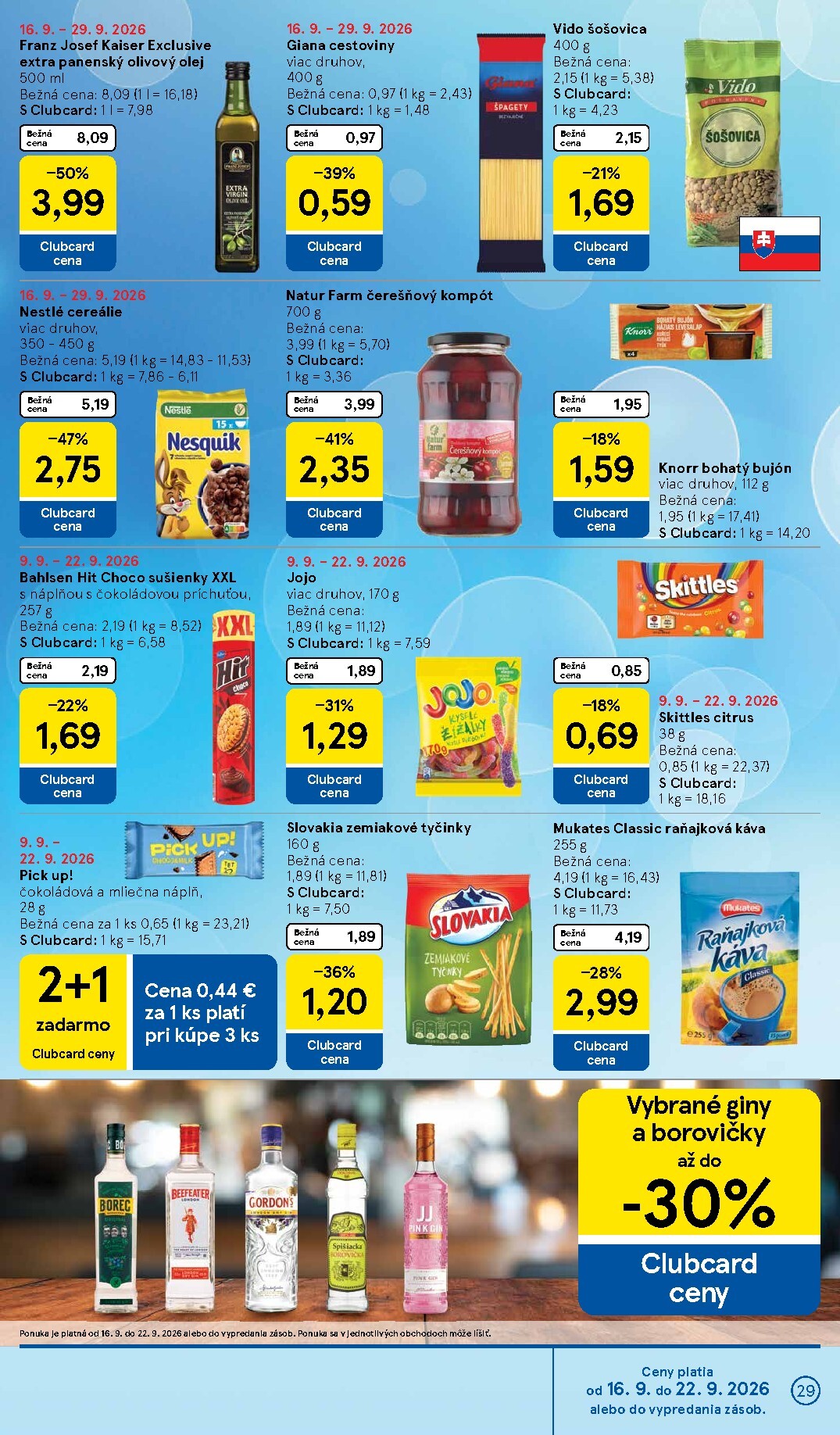 tesco - Nový Tesco leták od stredy, 16.09.2026 do utorka, 22.09.2026 - page: 29