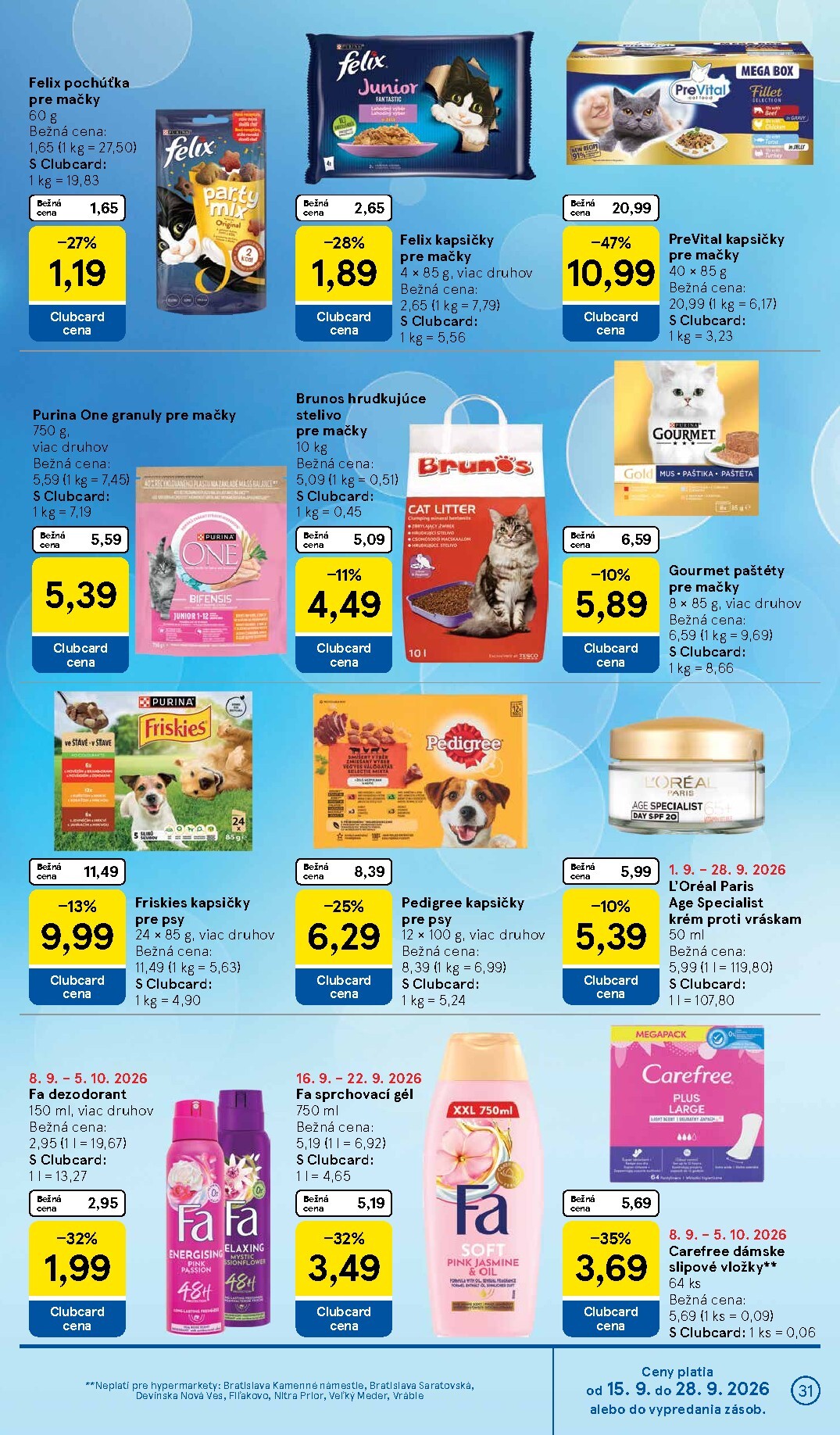 tesco - Nový Tesco leták od stredy, 16.09.2026 do utorka, 22.09.2026 - page: 31