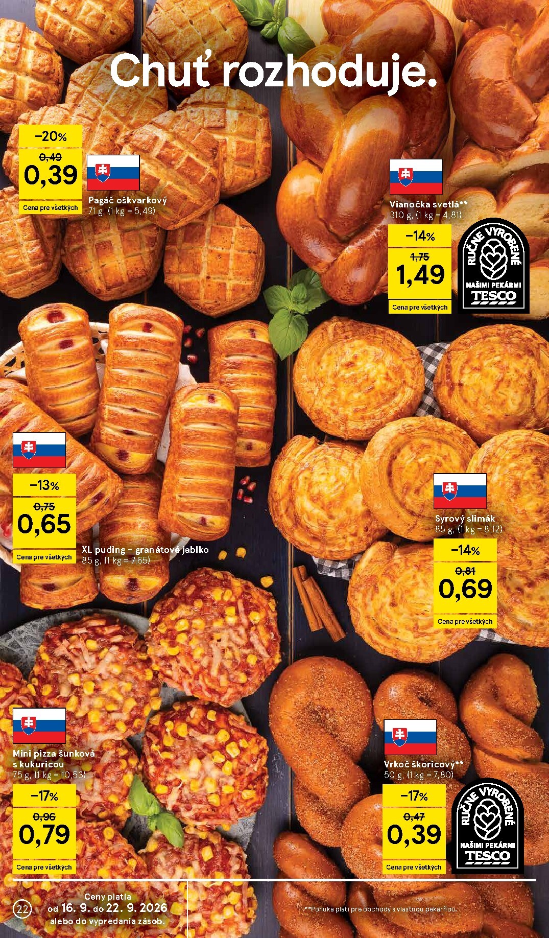 tesco - Nový Tesco leták od stredy, 16.09.2026 do utorka, 22.09.2026 - page: 22