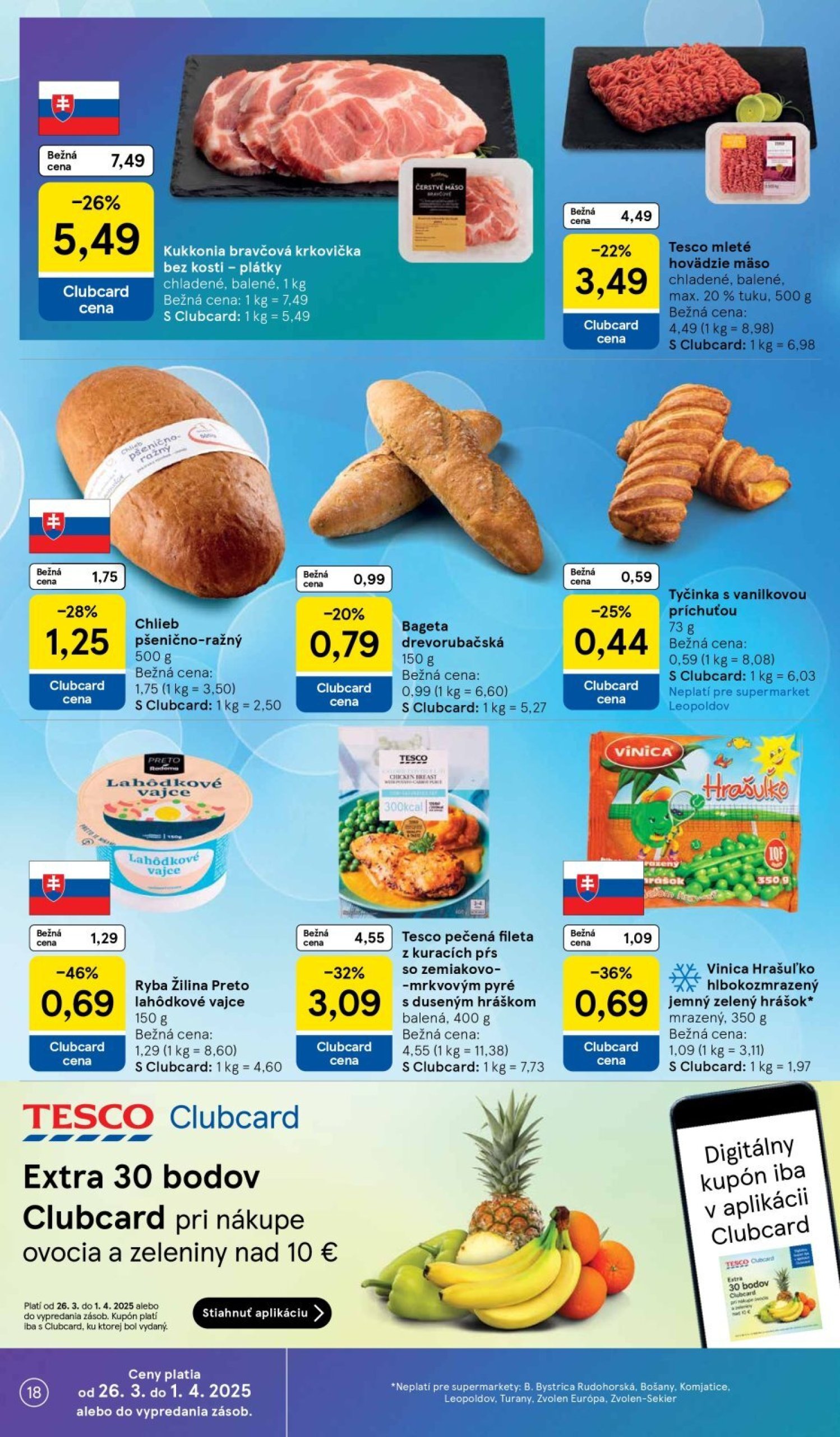 tesco - Tesco supermarket leták platný od 26.03. - 01.04. - page: 18