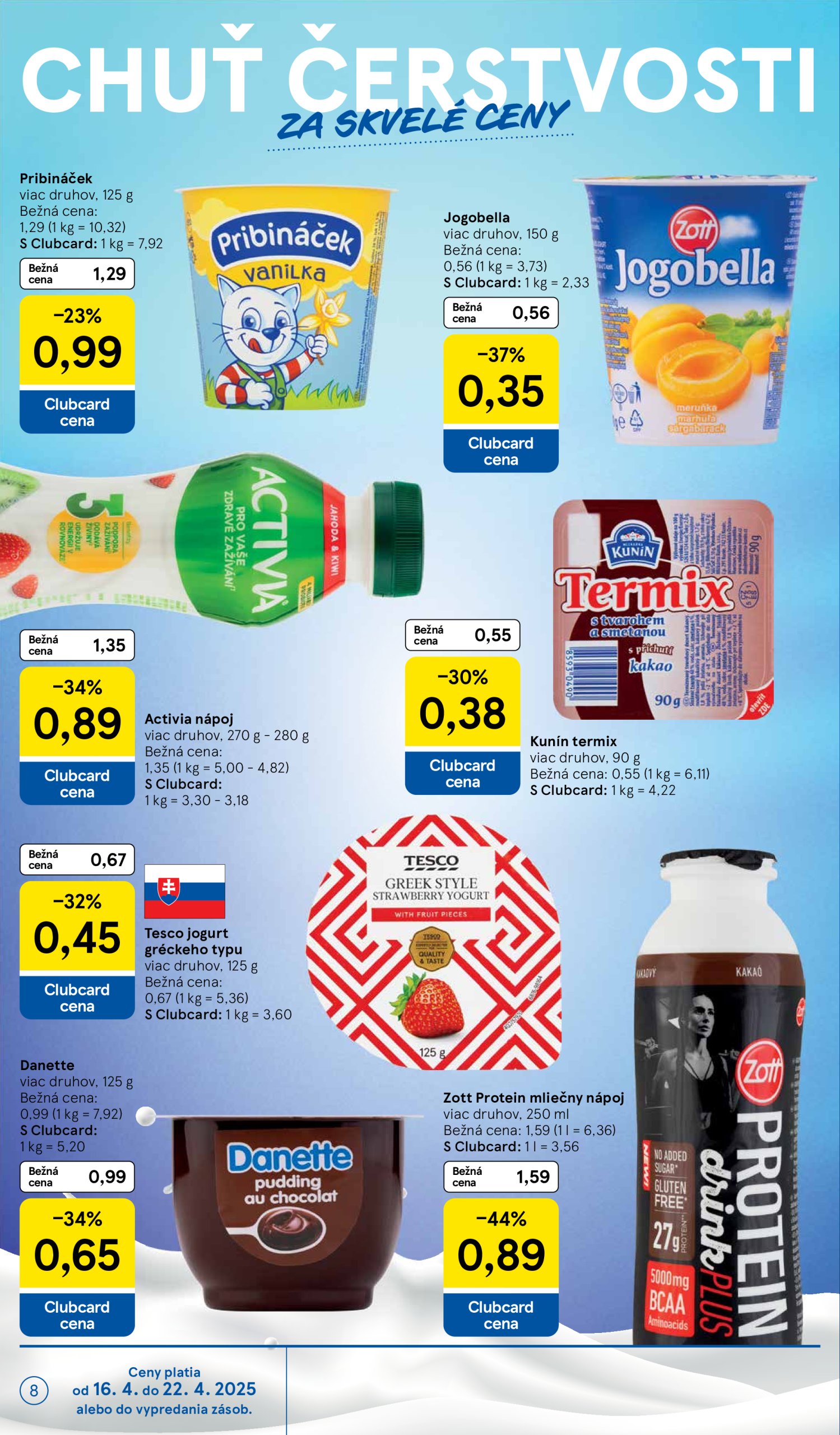 tesco - Tesco supermarket leták platný od 16.04. - 22.04. - page: 8
