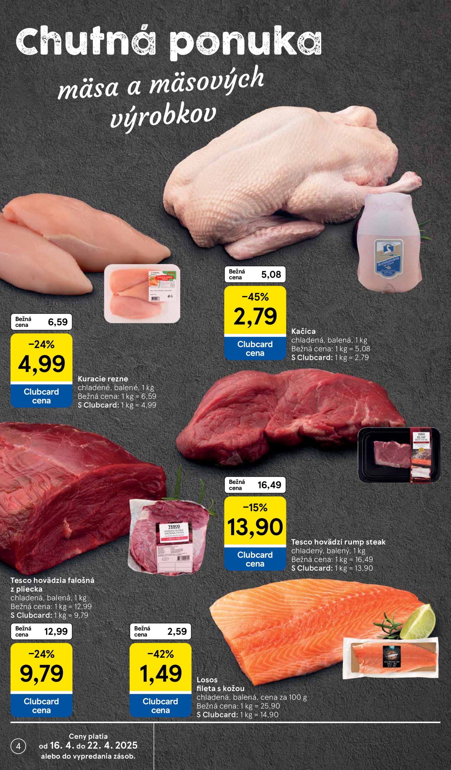 tesco - Tesco supermarket leták platný od 16.04. - 22.04. - page: 4