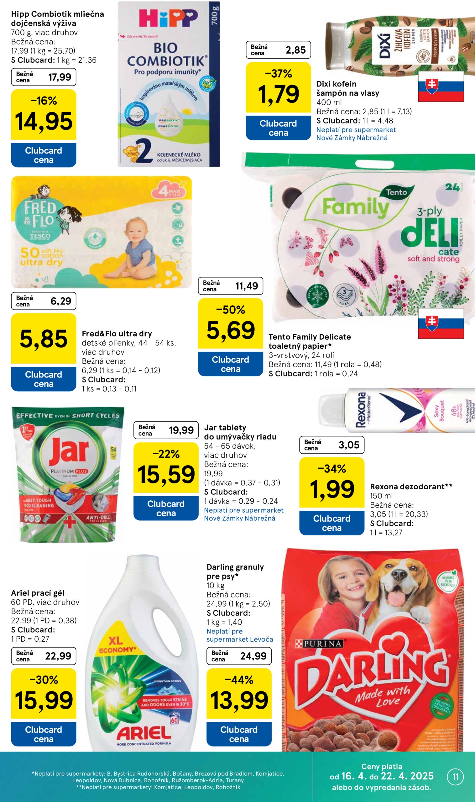 tesco - Tesco supermarket leták platný od 16.04. - 22.04. - page: 11