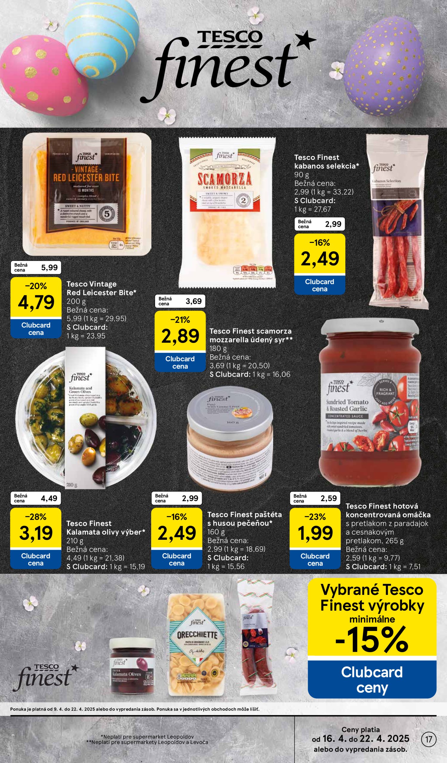 tesco - Tesco supermarket leták platný od 16.04. - 22.04. - page: 17
